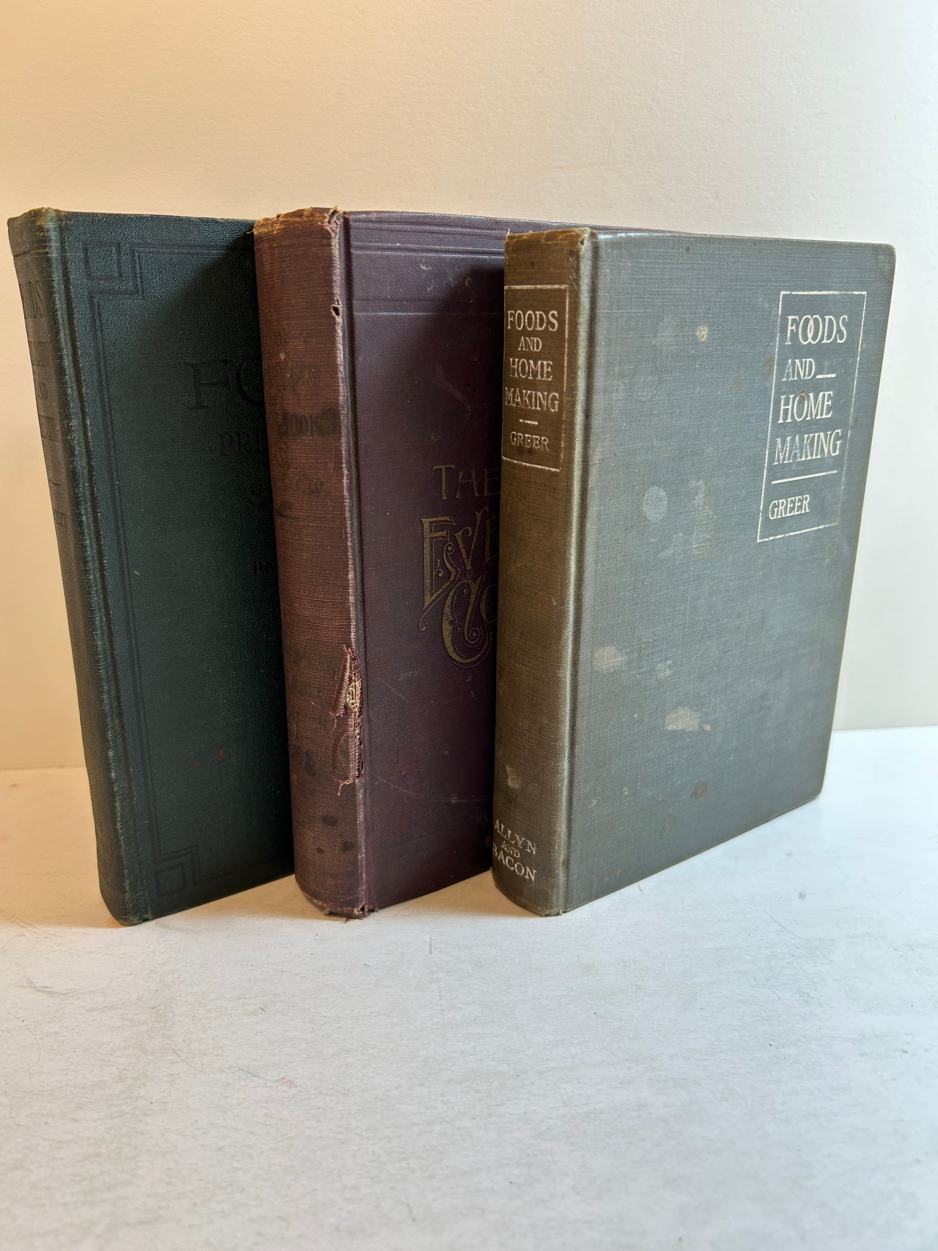 3 Vols: The Everyday Cookbook/Foods Preparation & Serving/Foods & Home Making