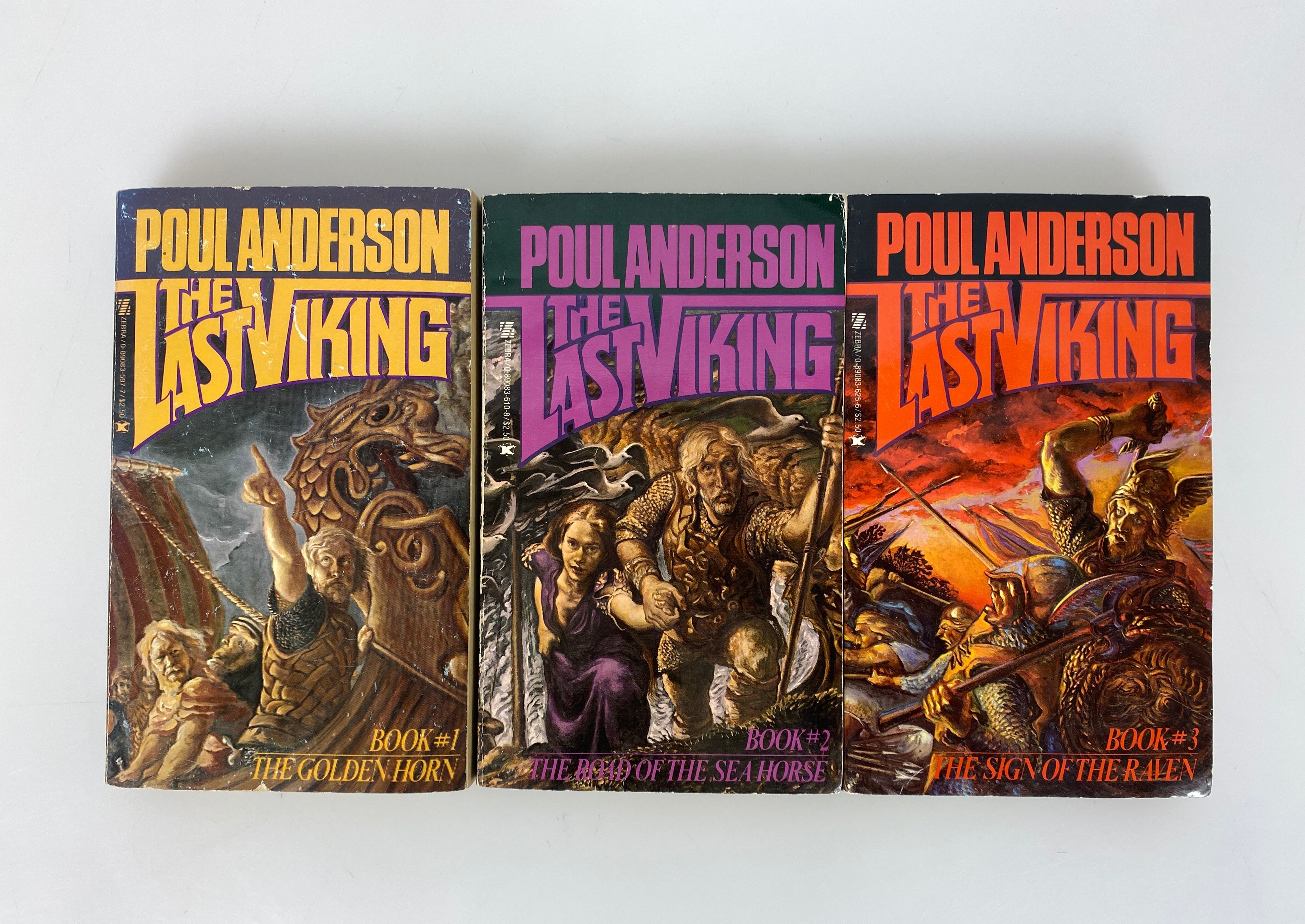 3 Vols: The Last Viking by Poul Anderson (1-3) 1980 SC