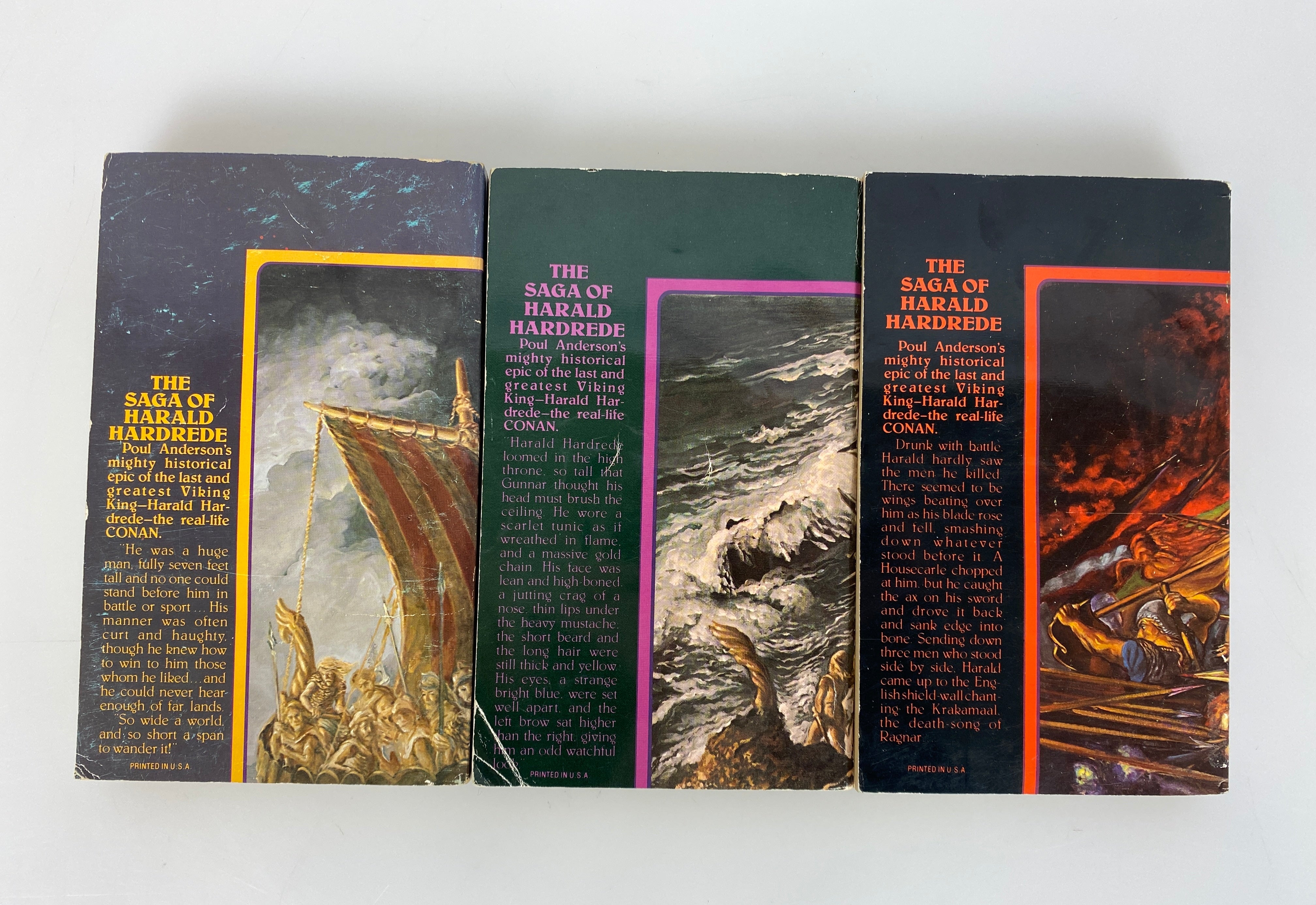 3 Vols: The Last Viking by Poul Anderson (1-3) 1980 SC