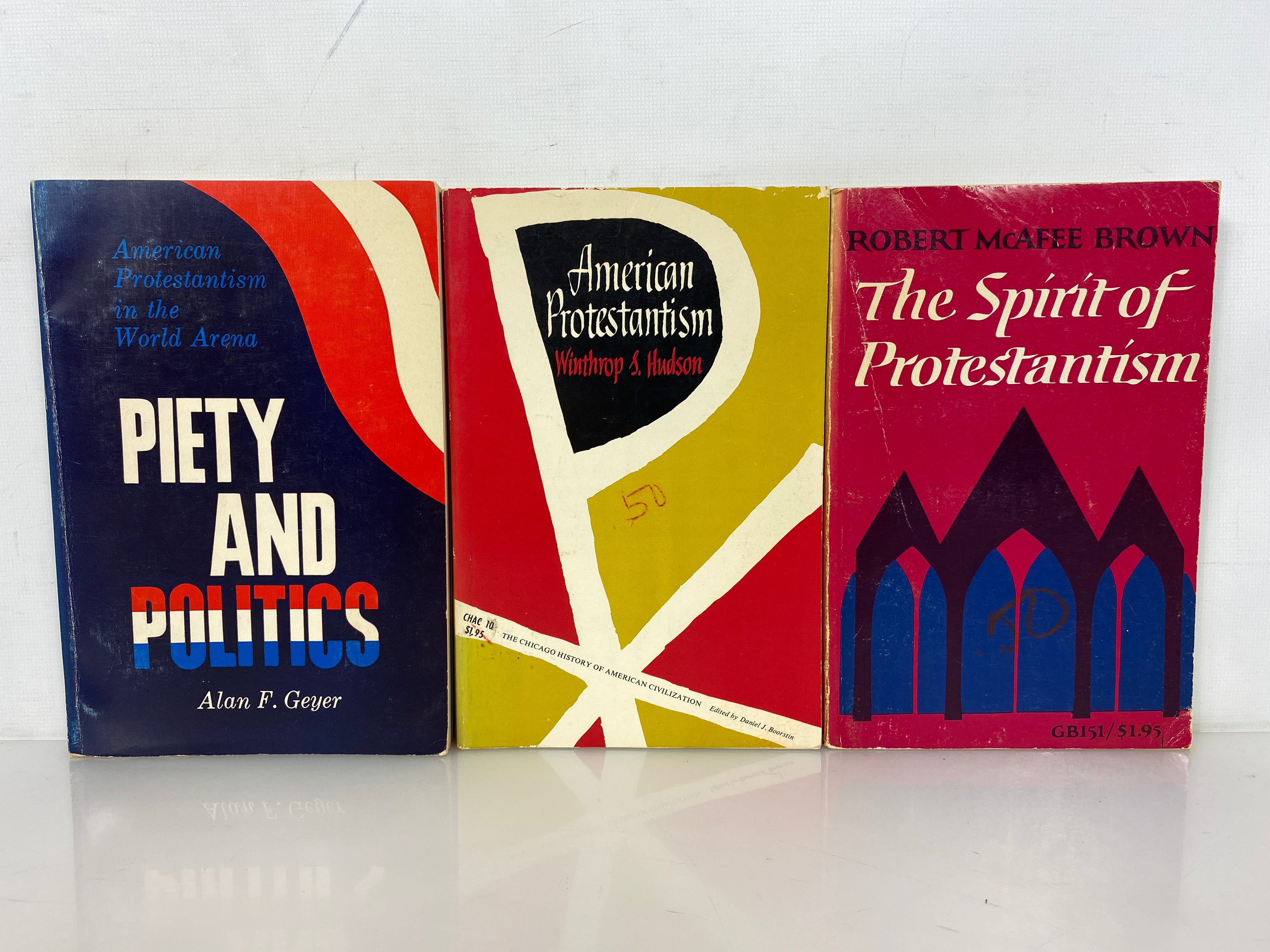 3 Vols: The Spirit of Protestantism/American Protestantism/Piety & Politics SC