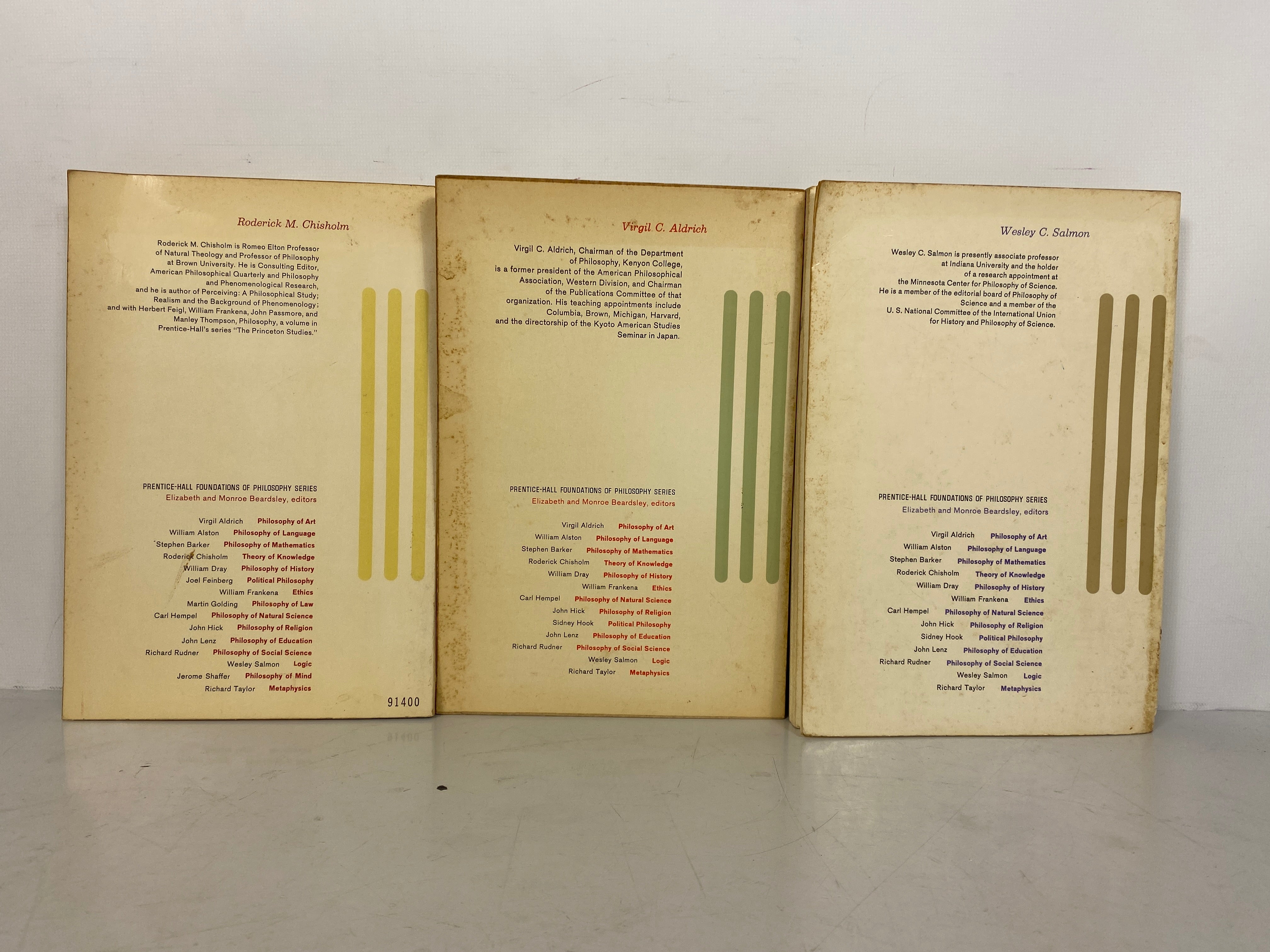 3 Vols: Theory of Knowledge/Philosophy of Art/Logic Foundations of Philosophy SC