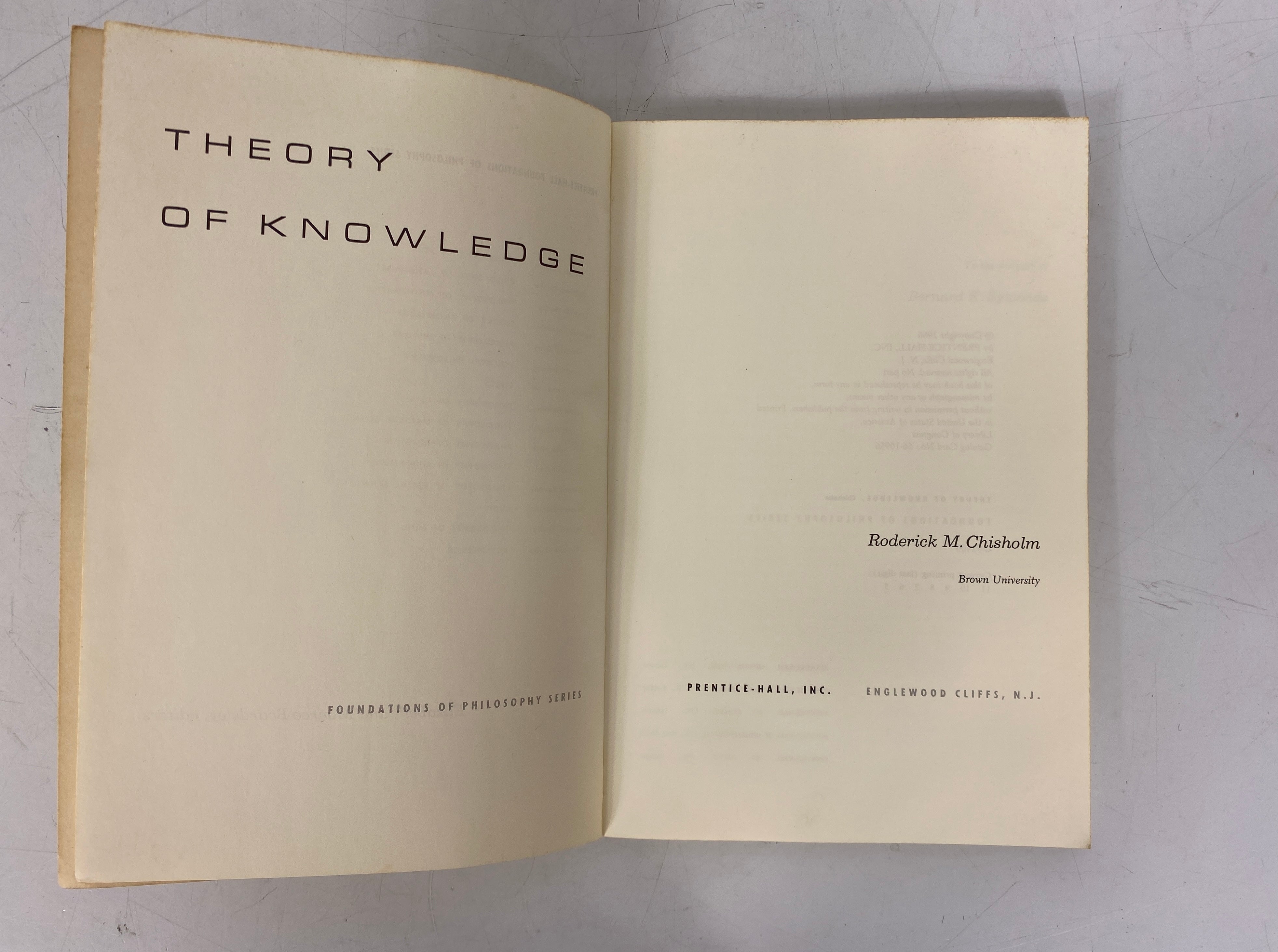 3 Vols: Theory of Knowledge/Philosophy of Art/Logic Foundations of Philosophy SC