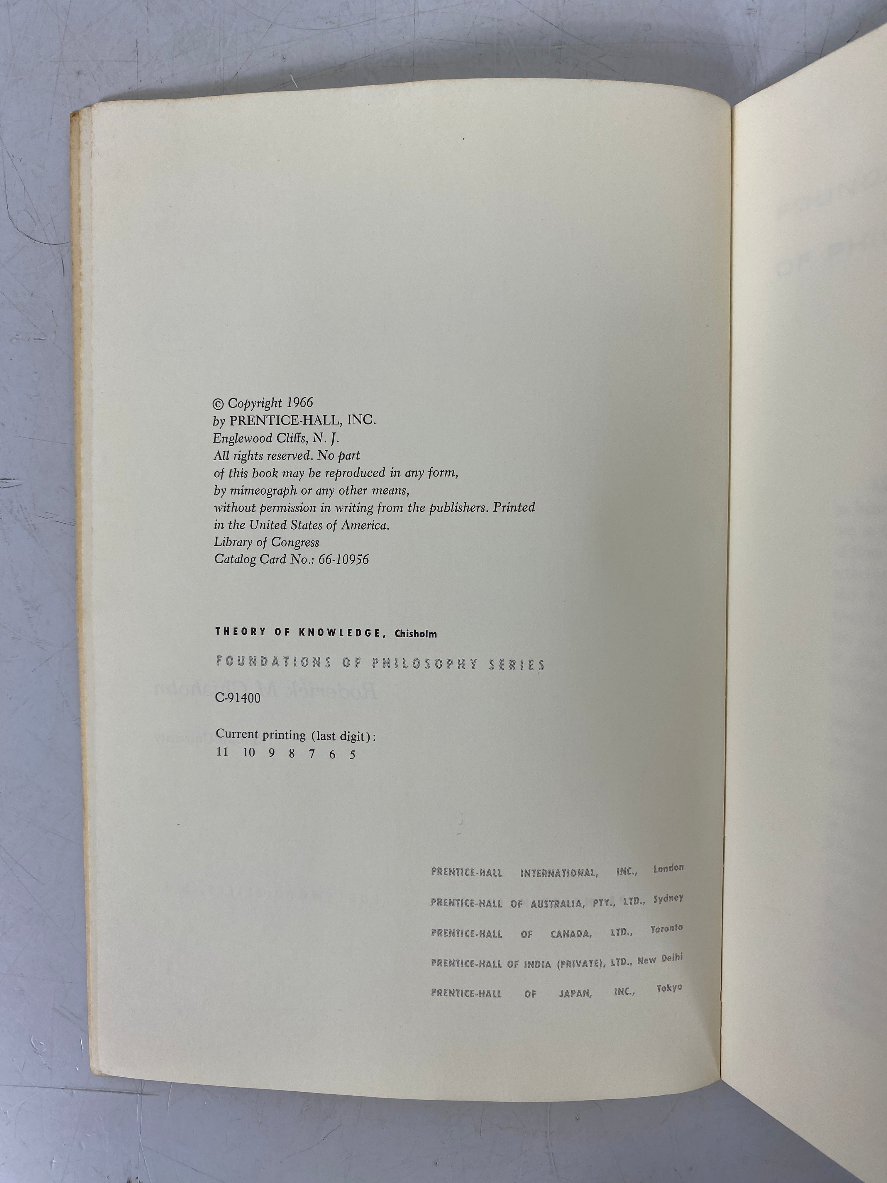 3 Vols: Theory of Knowledge/Philosophy of Art/Logic Foundations of Philosophy SC