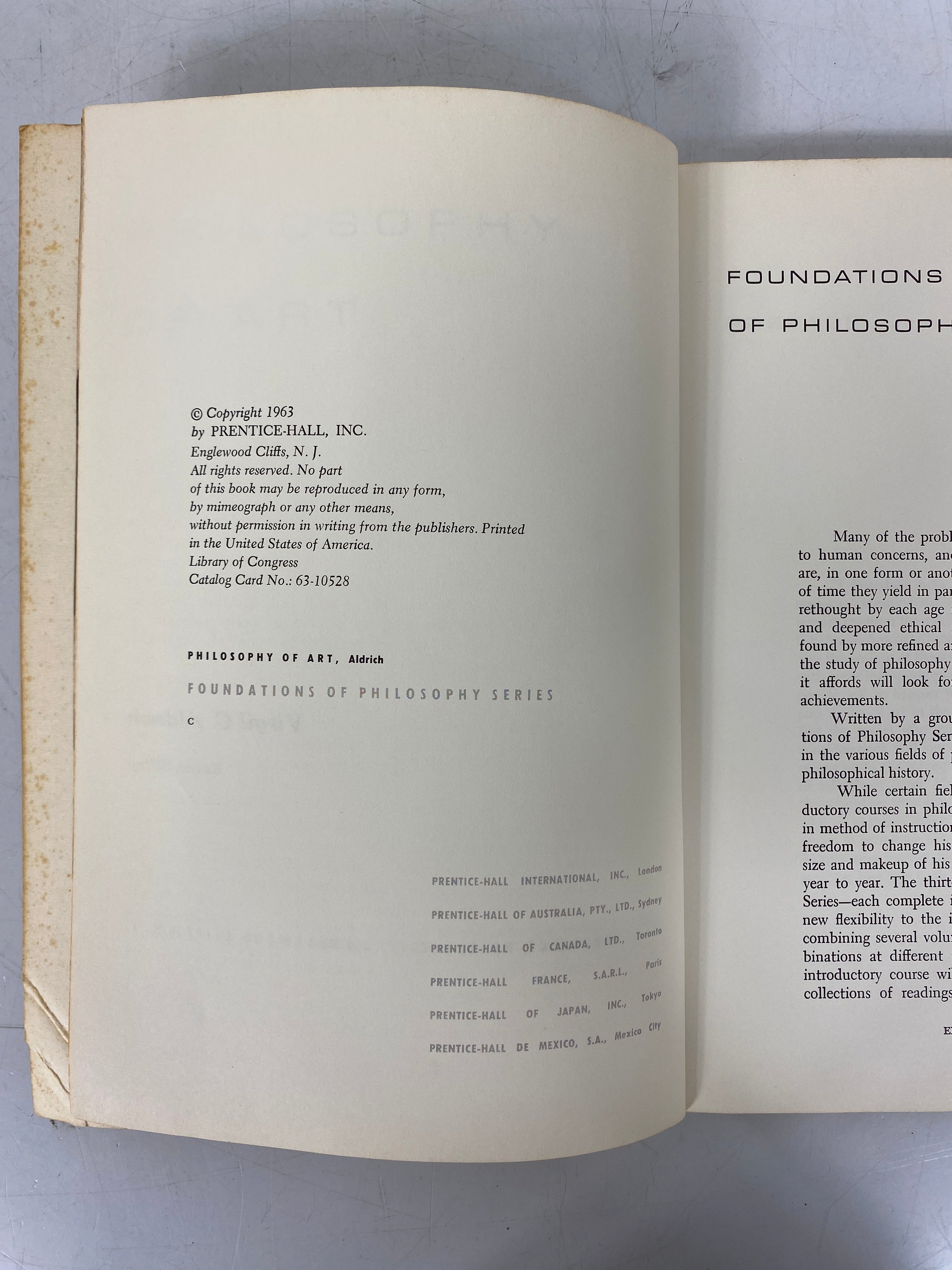 3 Vols: Theory of Knowledge/Philosophy of Art/Logic Foundations of Philosophy SC