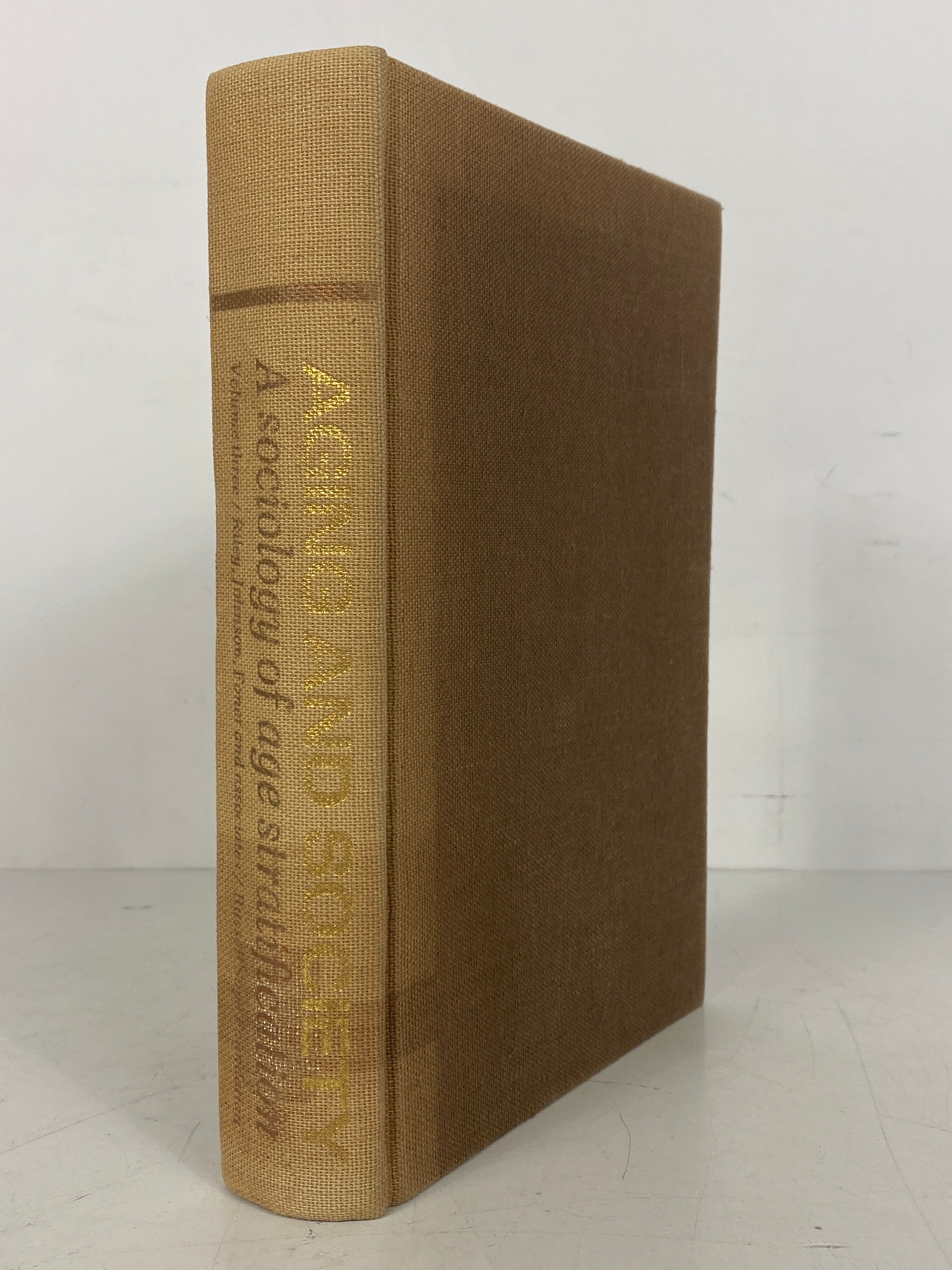 3 Volume Set: Aging and Society Riley/Foner/Johnson 1968-1972 Vintage HC Texts