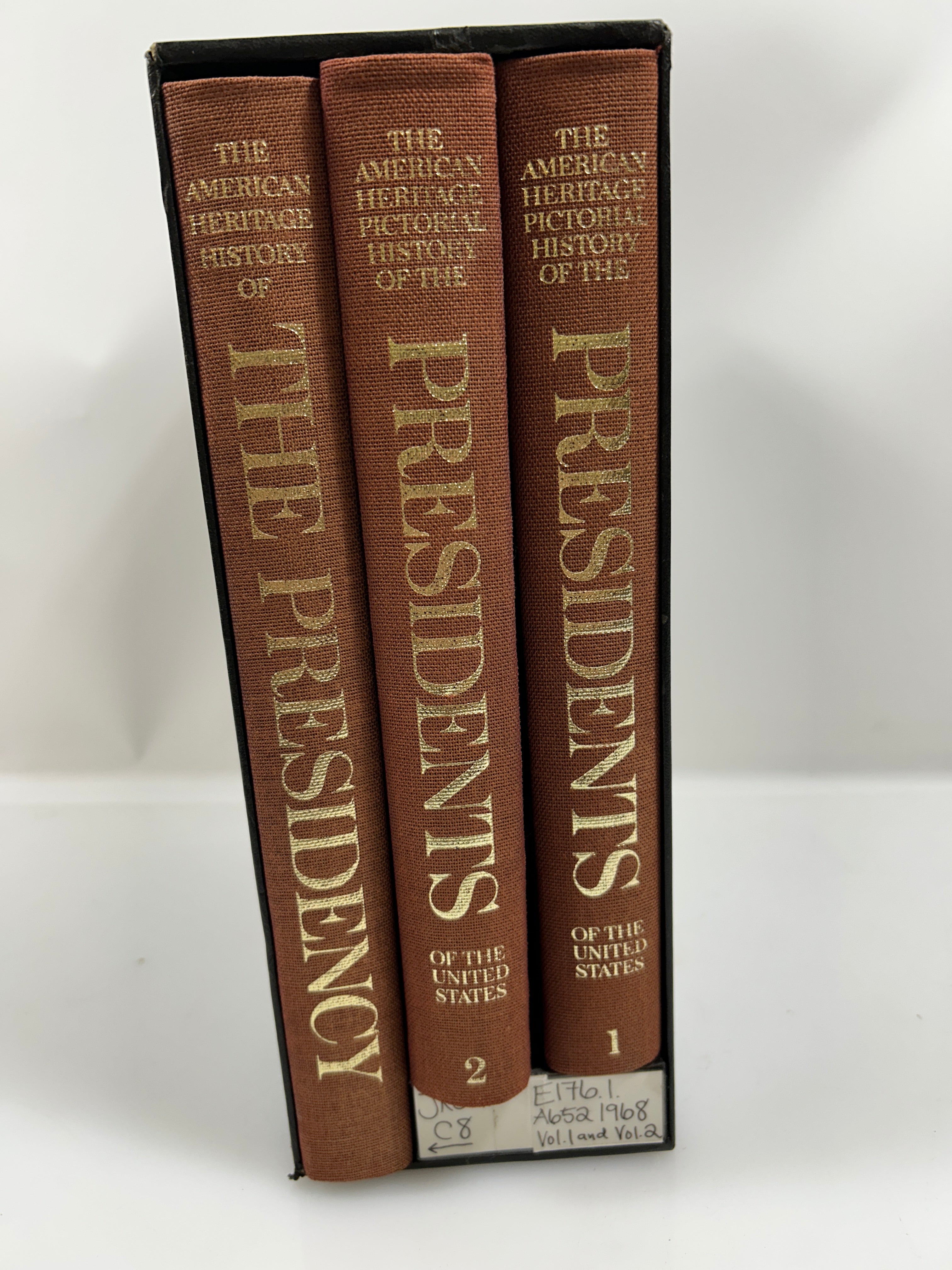 3 Volume Set: American Heritage History of the Presidents of the US 1968 HC SC