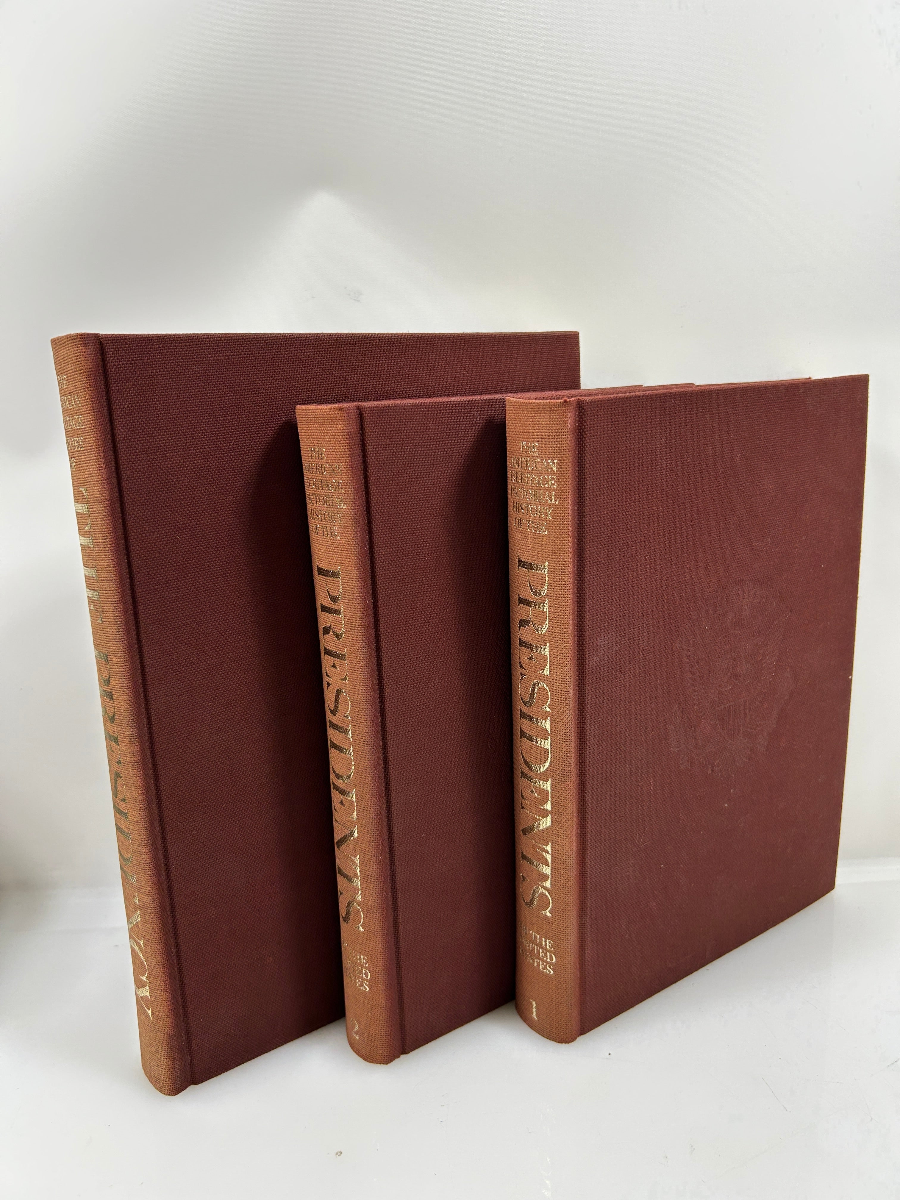 3 Volume Set: American Heritage History of the Presidents of the US 1968 HC SC