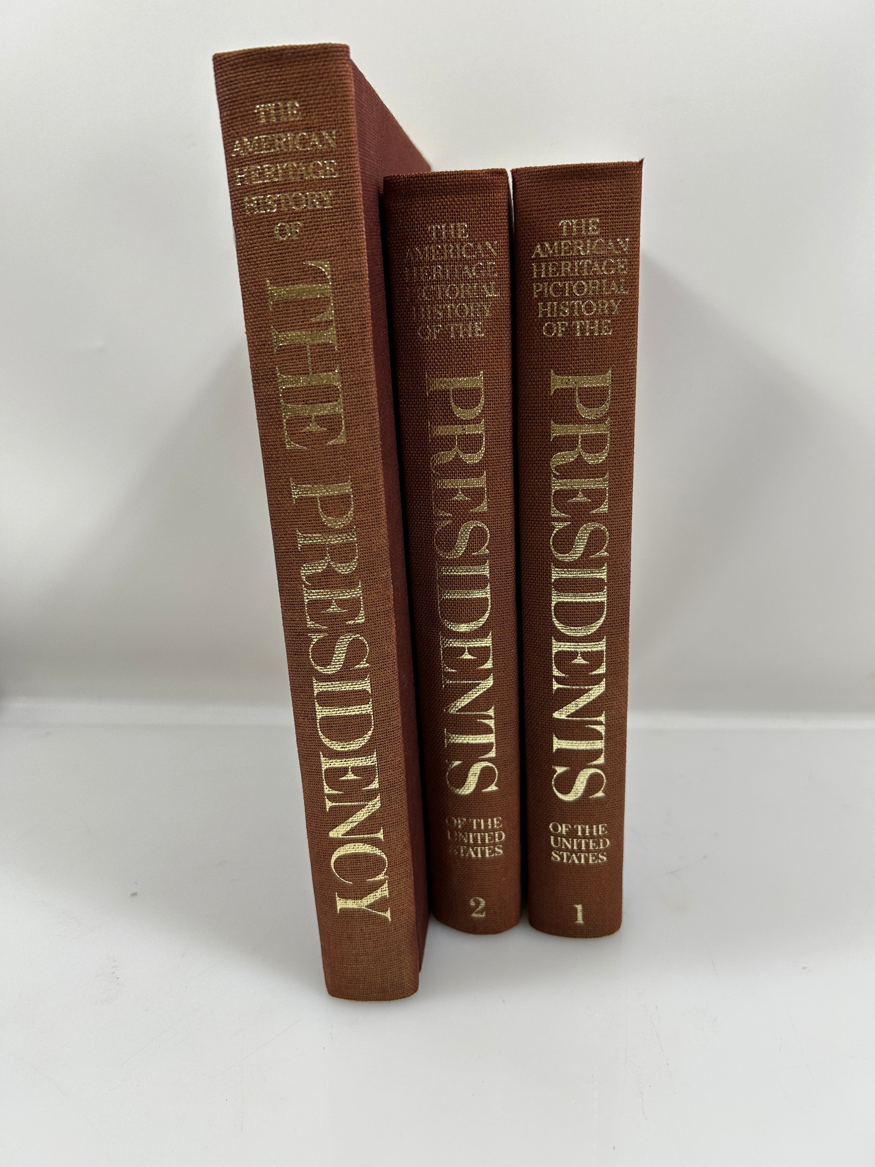 3 Volume Set: American Heritage History of the Presidents of the US 1968 HC SC
