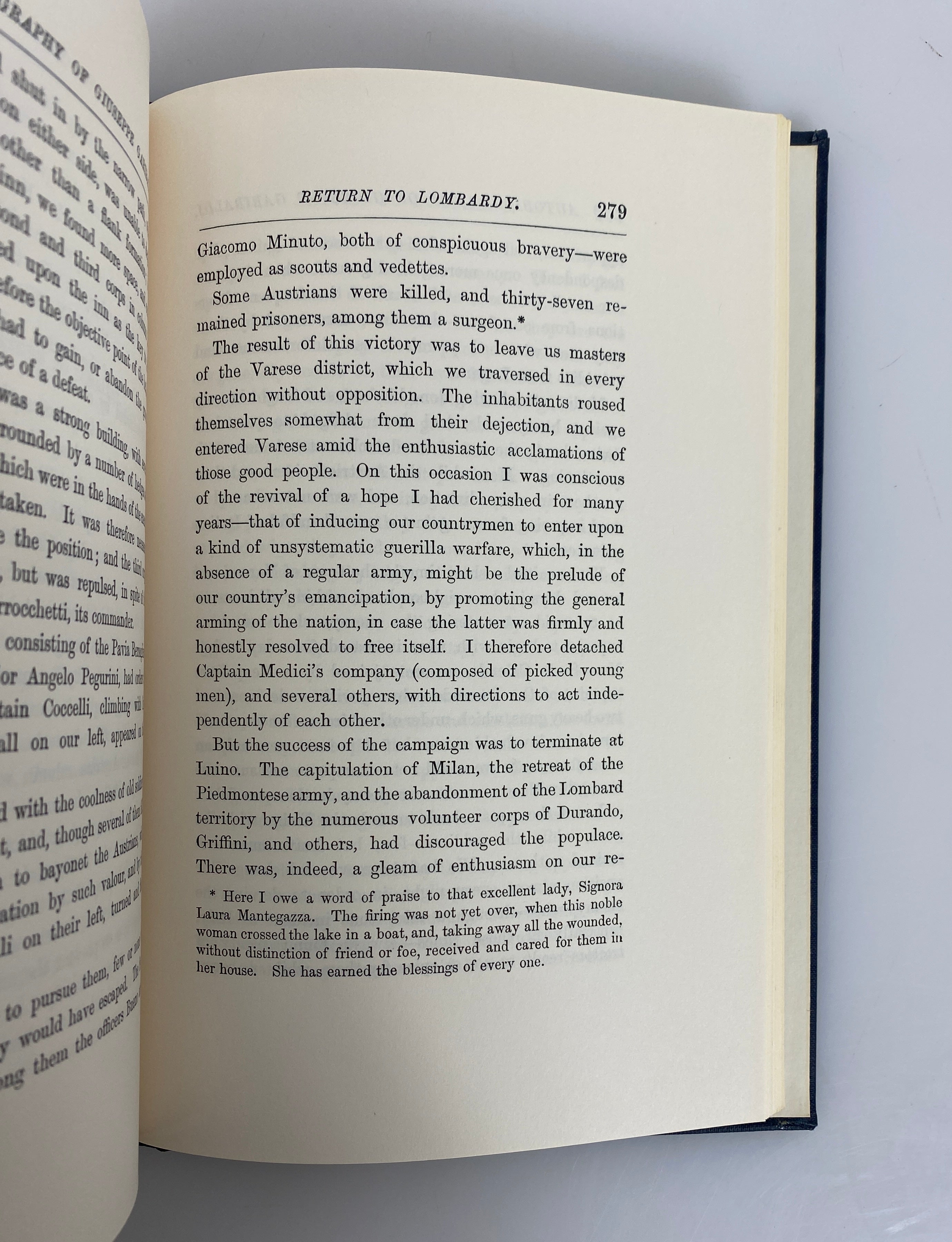 3 Volume Set: Autobiography of Giuseppe Garibaldi 1971 Ex-Library HC