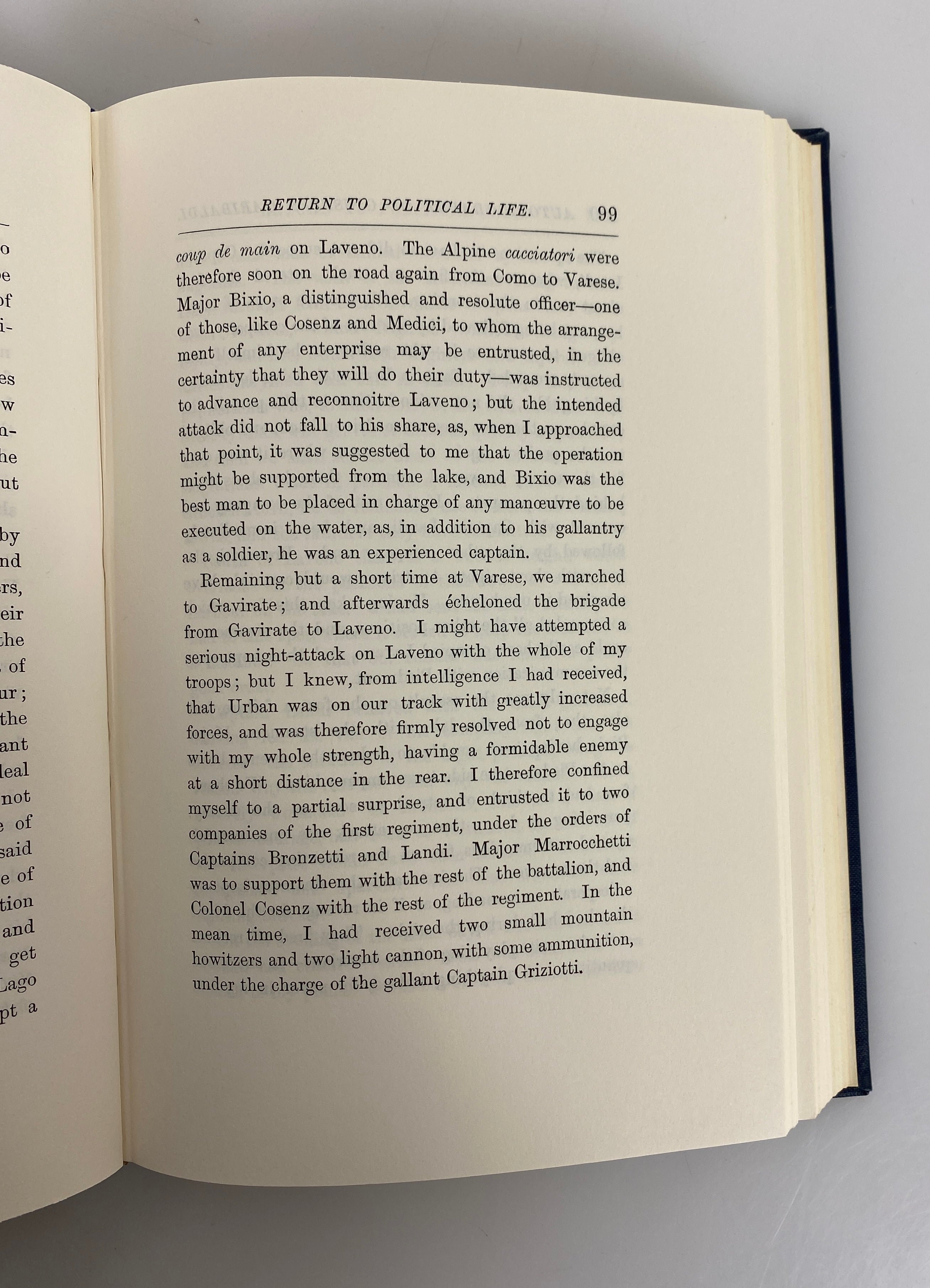 3 Volume Set: Autobiography of Giuseppe Garibaldi 1971 Ex-Library HC