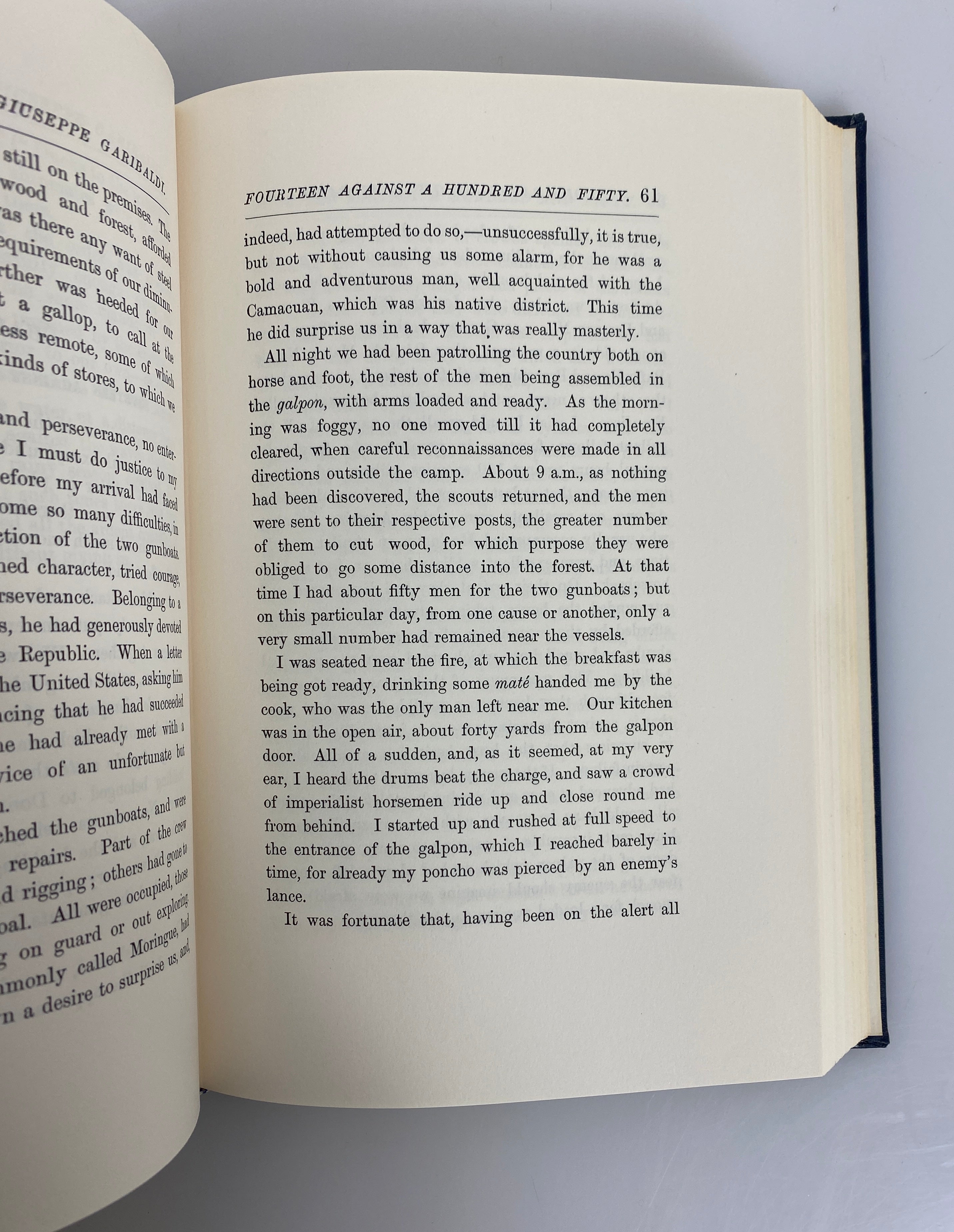 3 Volume Set: Autobiography of Giuseppe Garibaldi 1971 Ex-Library HC