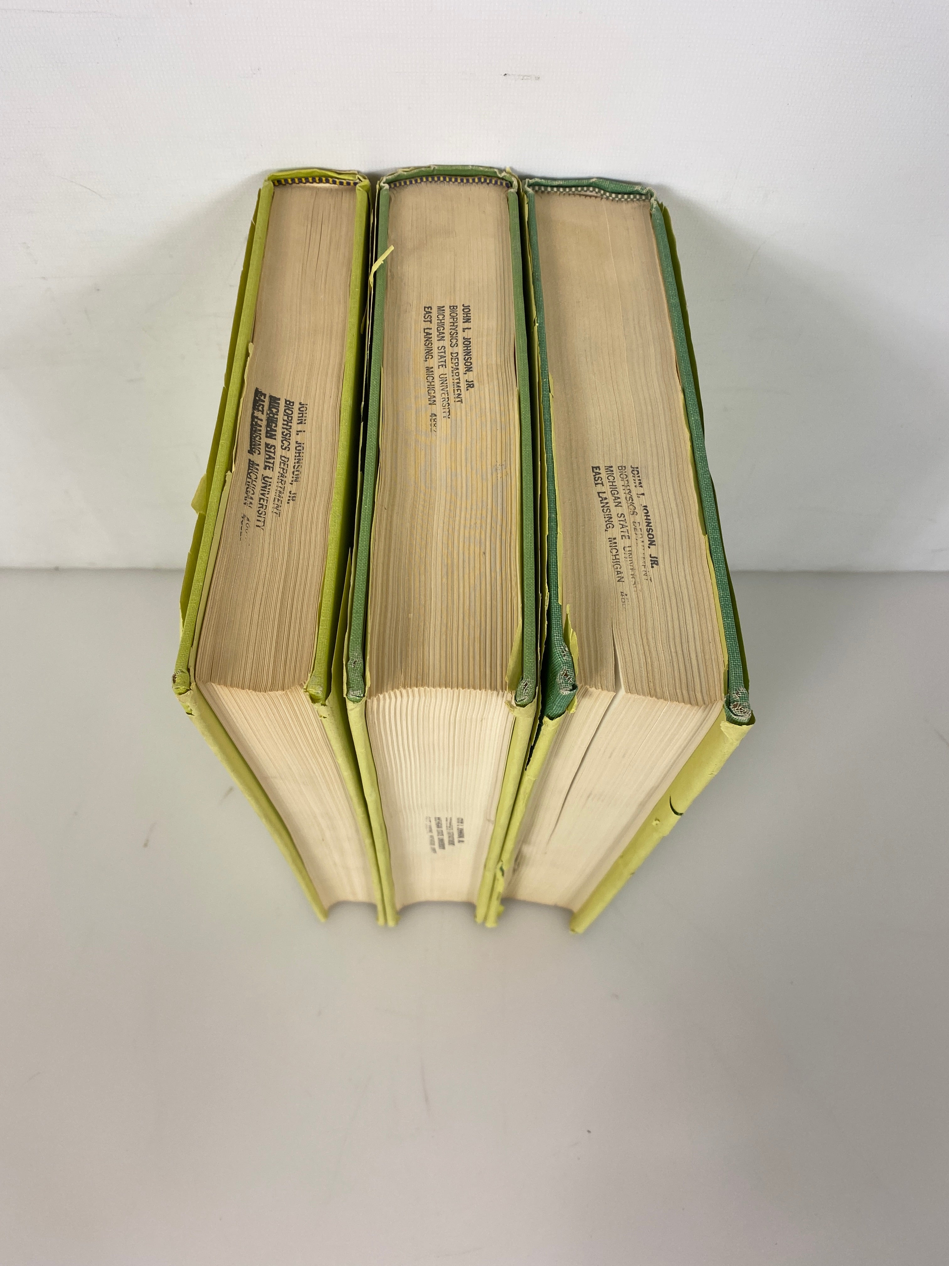 3 Volume Set: Biology Data Book by Altman/Dittmer 2nd Edition 1972-74 HC DJ