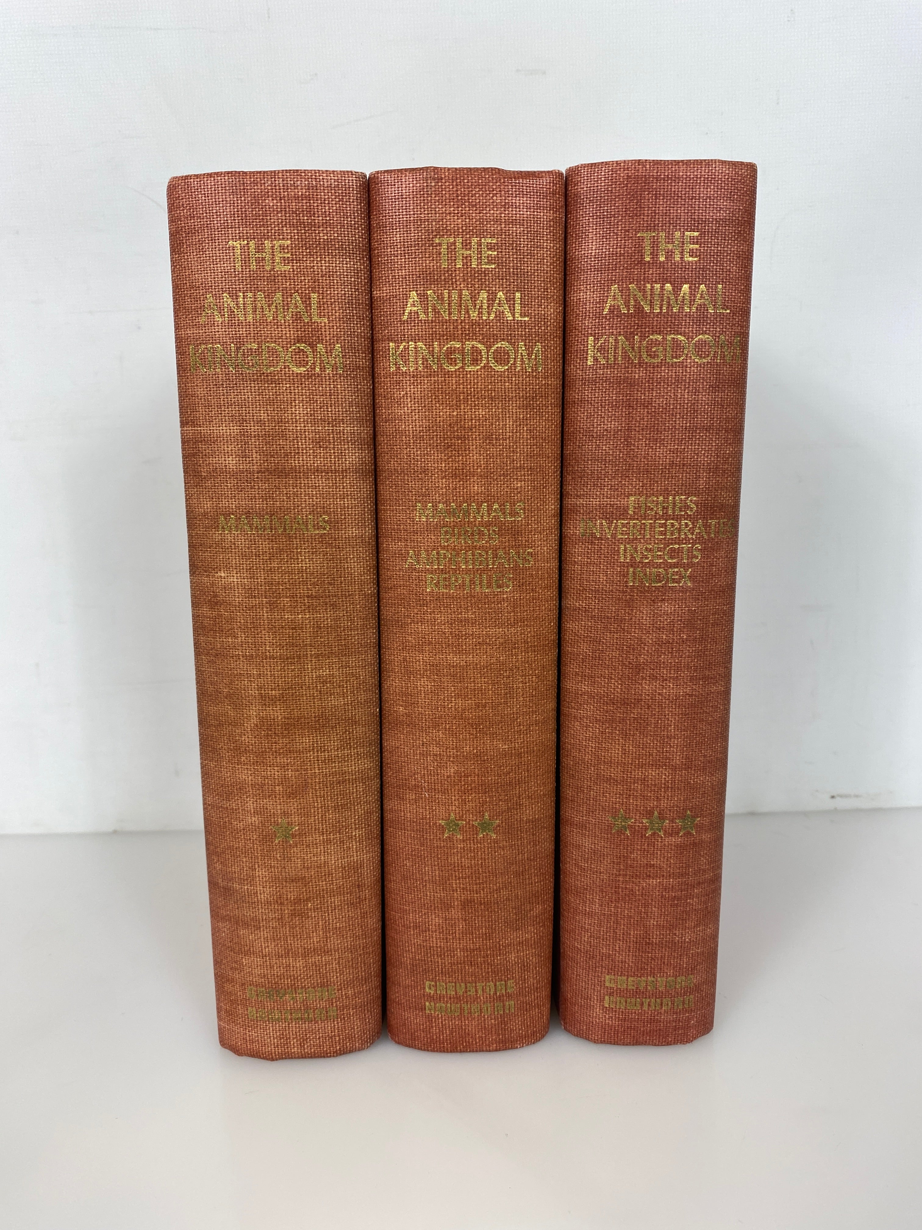 3 Volume Set: The Animal Kingdom by Frederick Drimmer 1954 Vintage HC