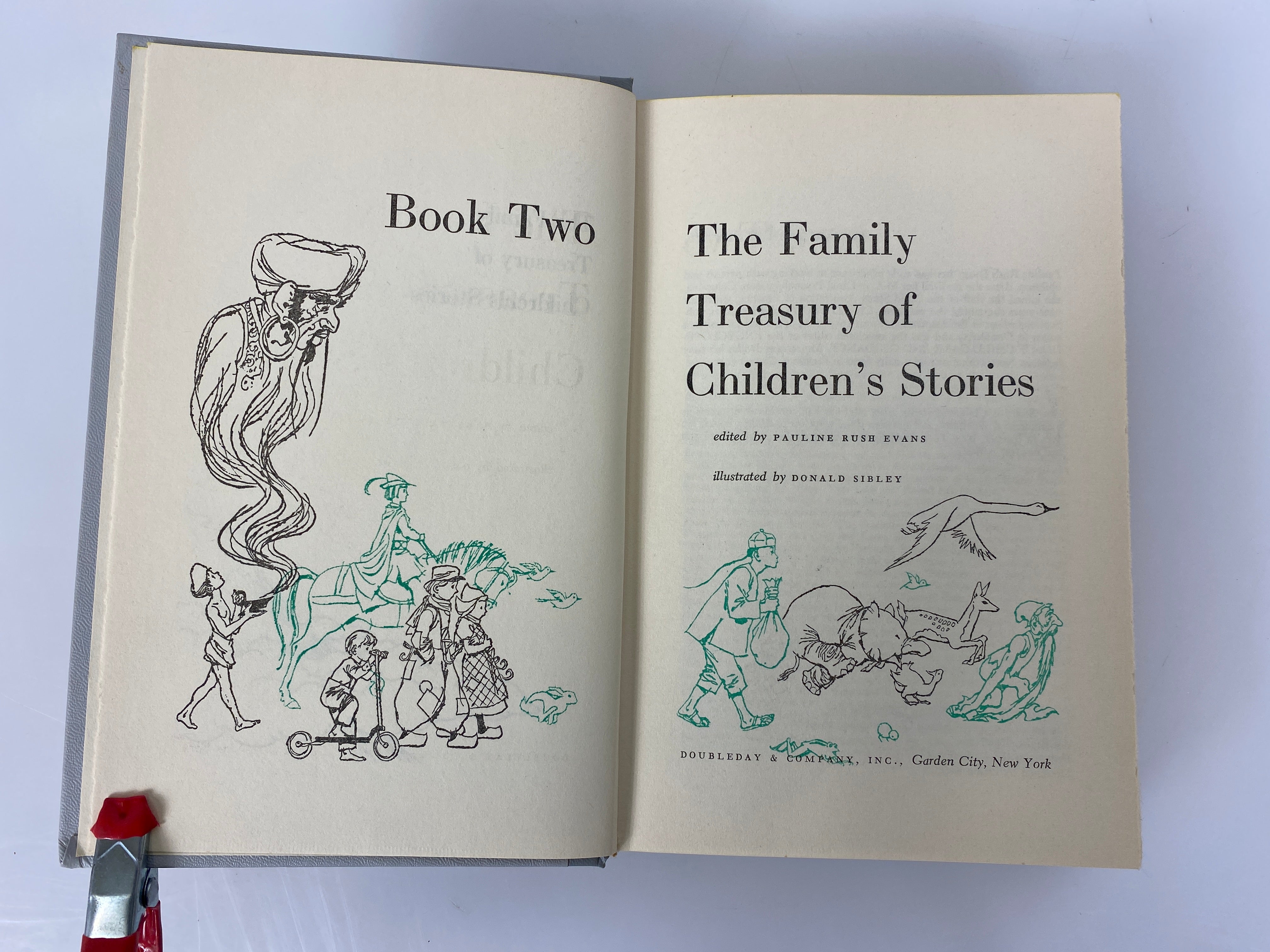 3 Volume Set: The Family Treasury of Children's Stories 1956 HC