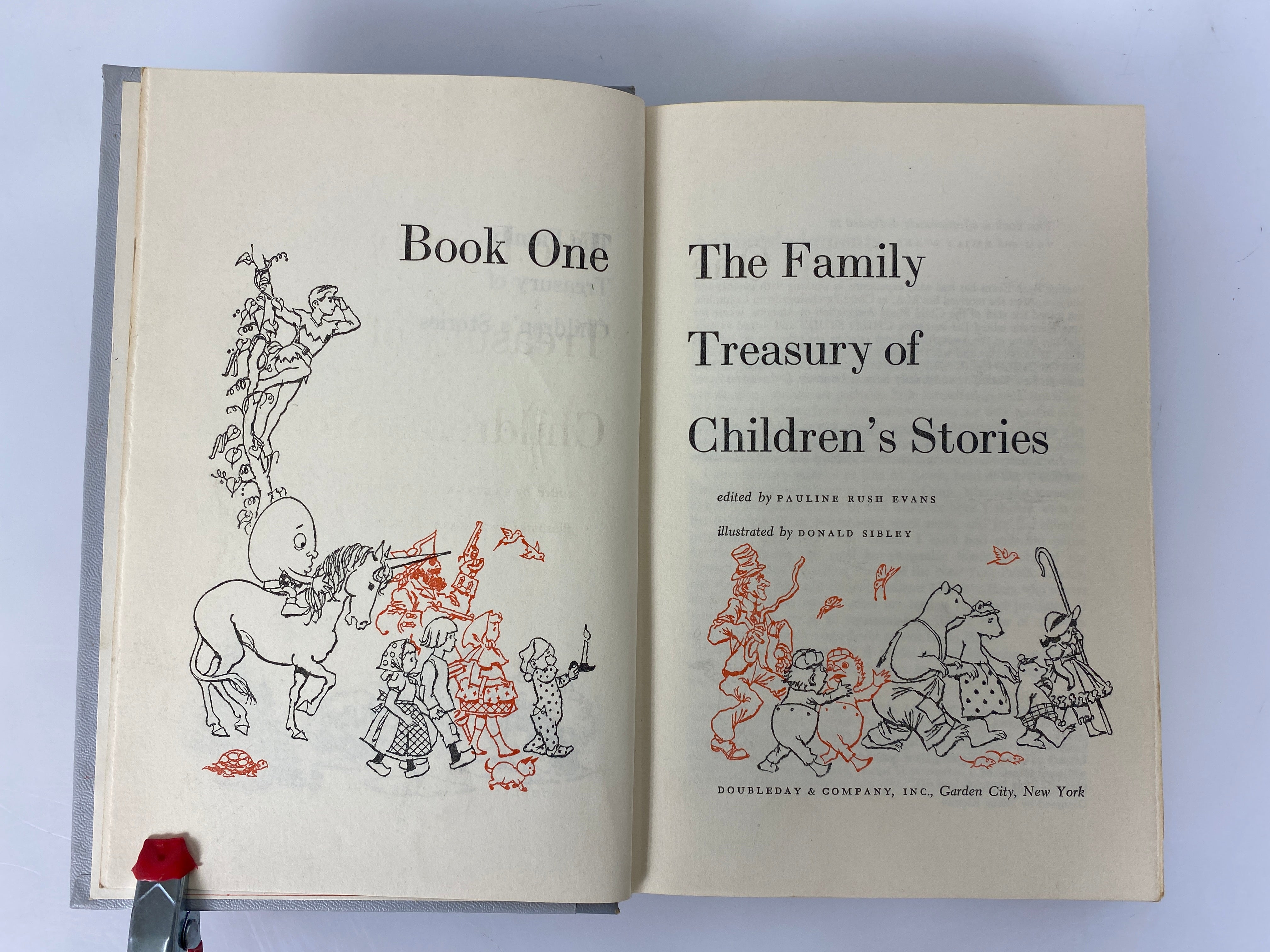 3 Volume Set: The Family Treasury of Children's Stories 1956 HC