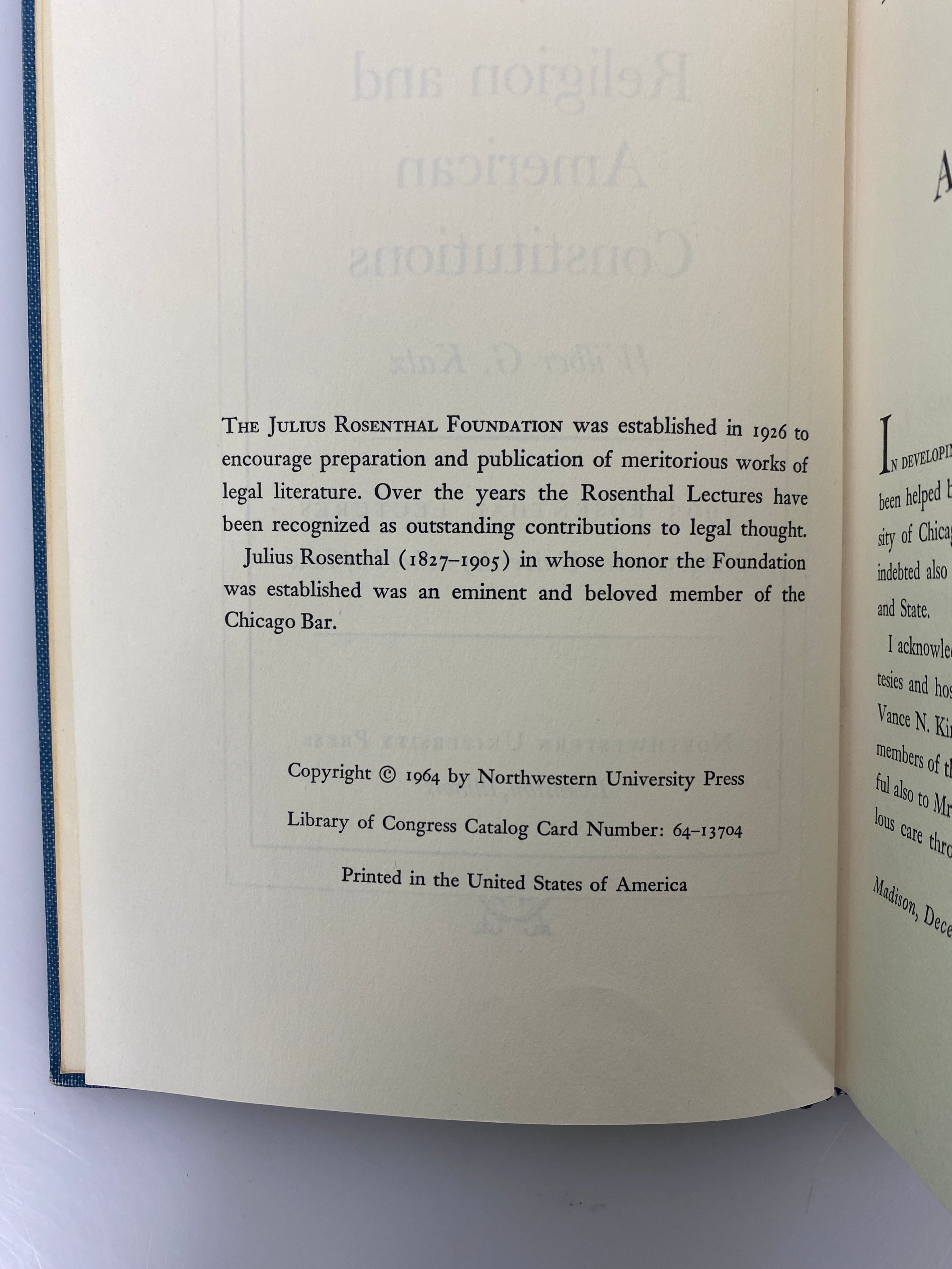 3 Volumes: Religion in America by Katz/Ehler/Anderson 1964-1970 Ex-Library HC