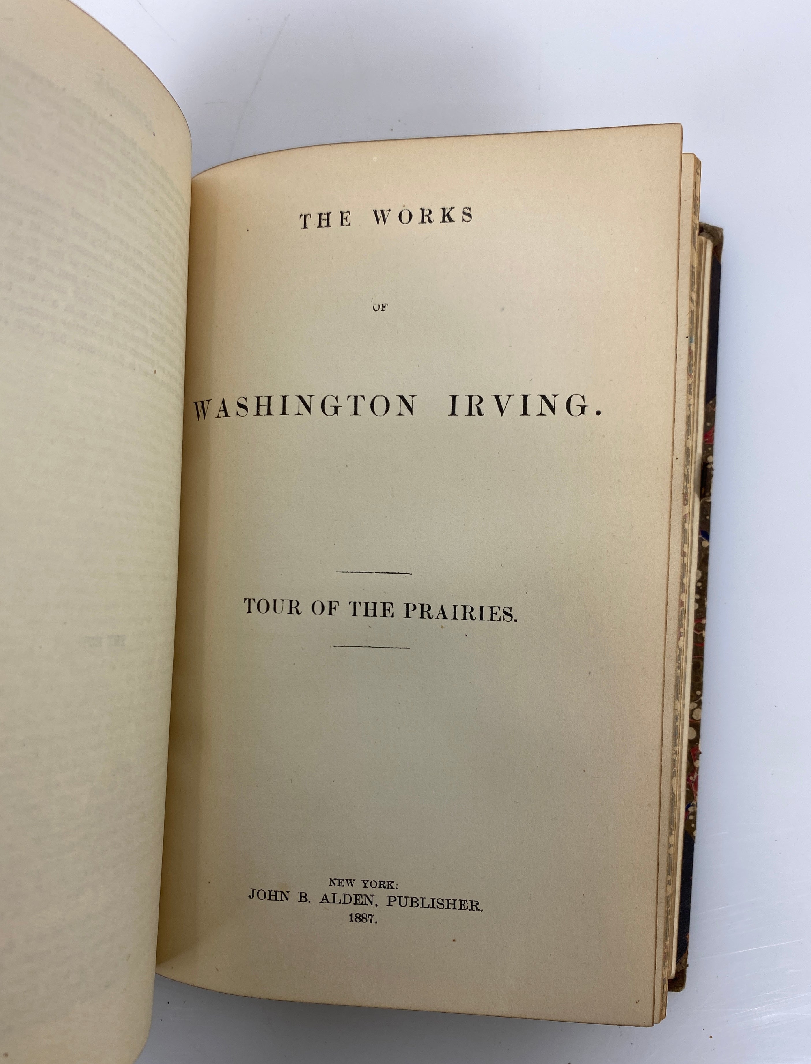 3 Volumes The Works of Washington Irving 1887 Columbus/Astoria/Knickerbocker HC