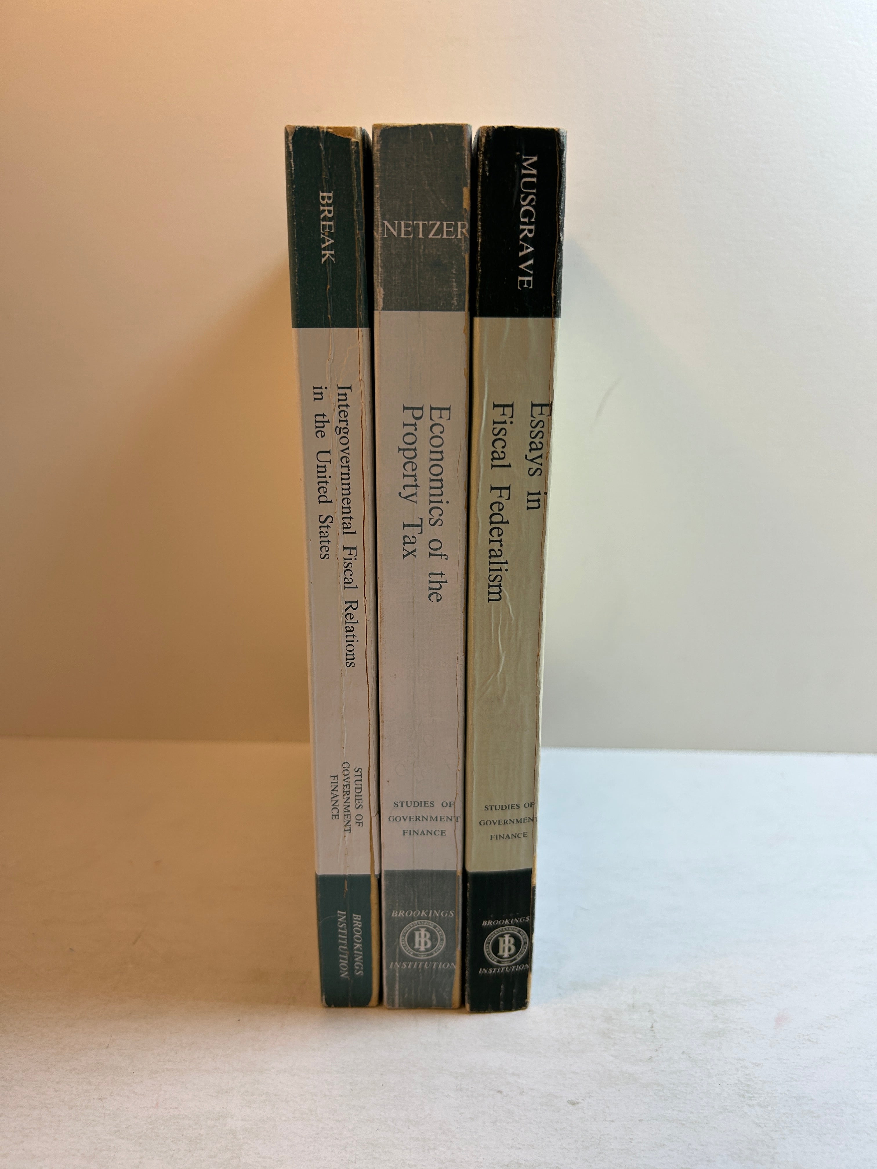 3 Vtg Brookings Institution SC: Fiscal Federalism/Property Tax/Fiscal Relations