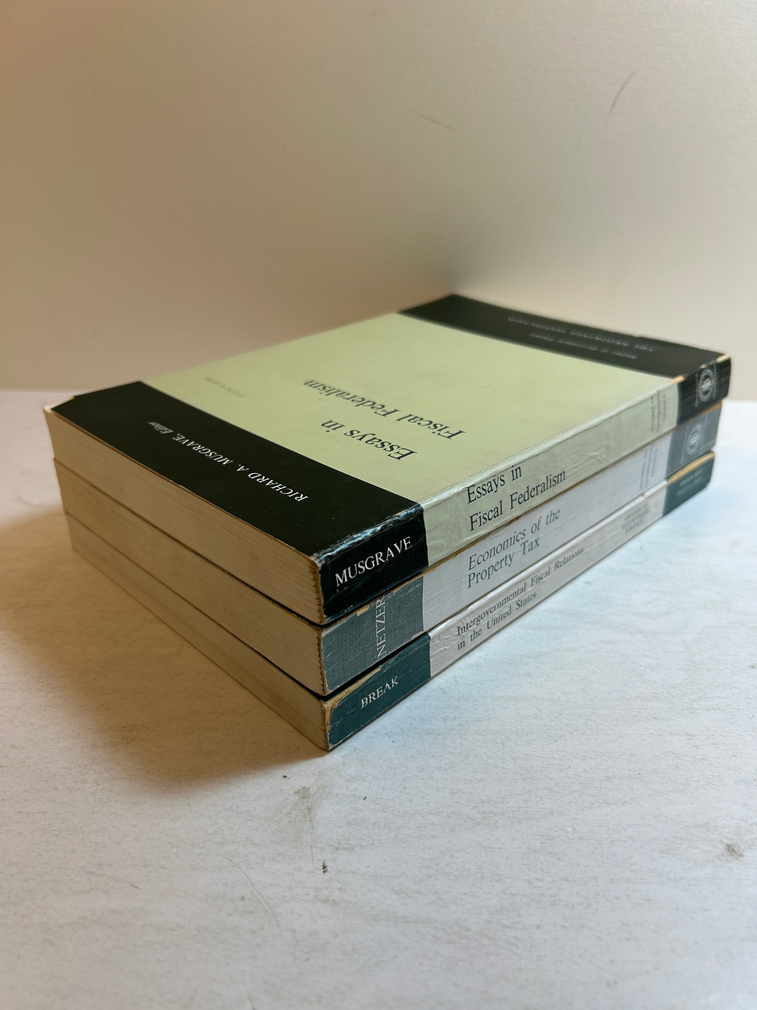 3 Vtg Brookings Institution SC: Fiscal Federalism/Property Tax/Fiscal Relations