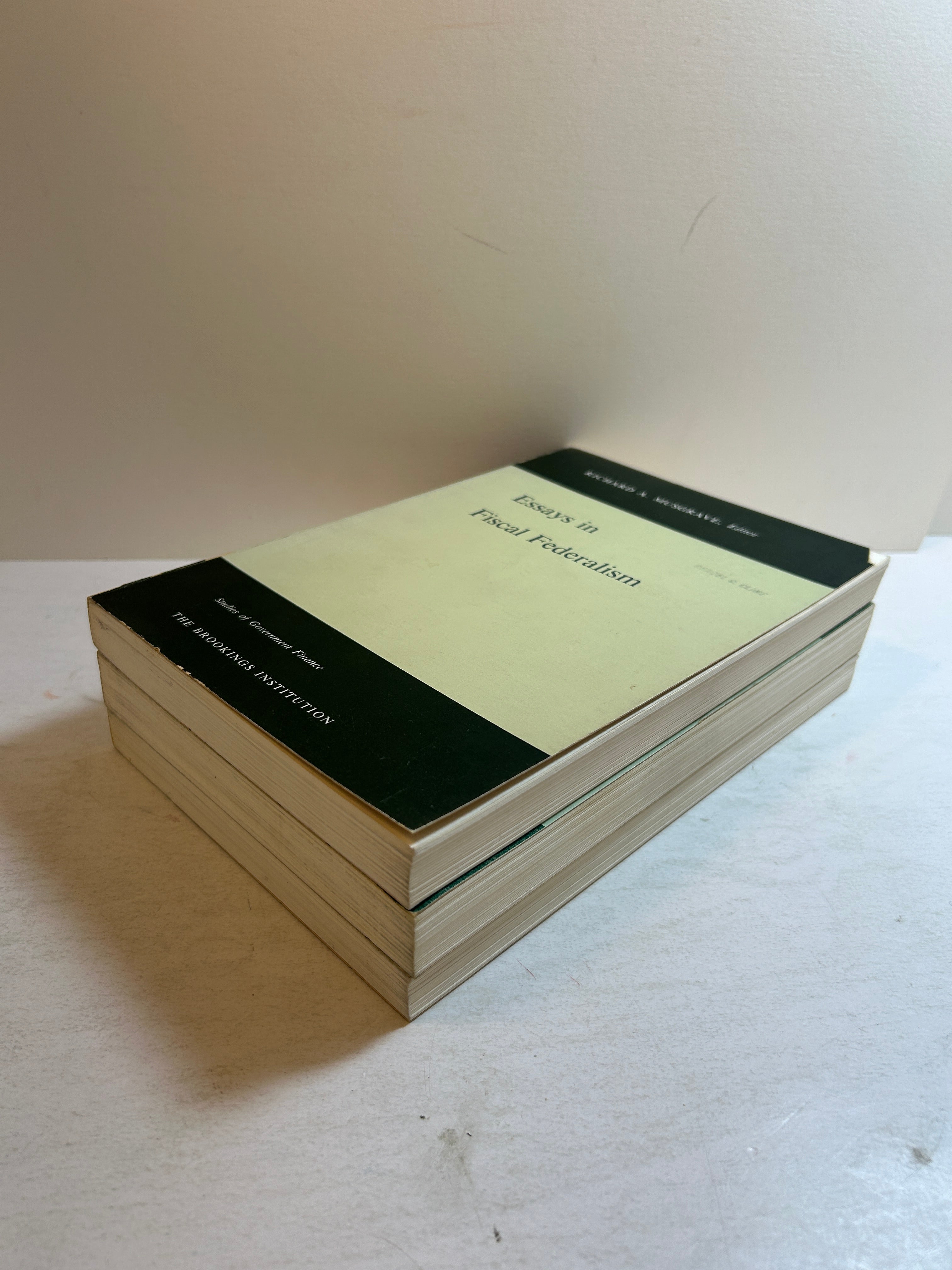 3 Vtg Brookings Institution SC: Fiscal Federalism/Property Tax/Fiscal Relations