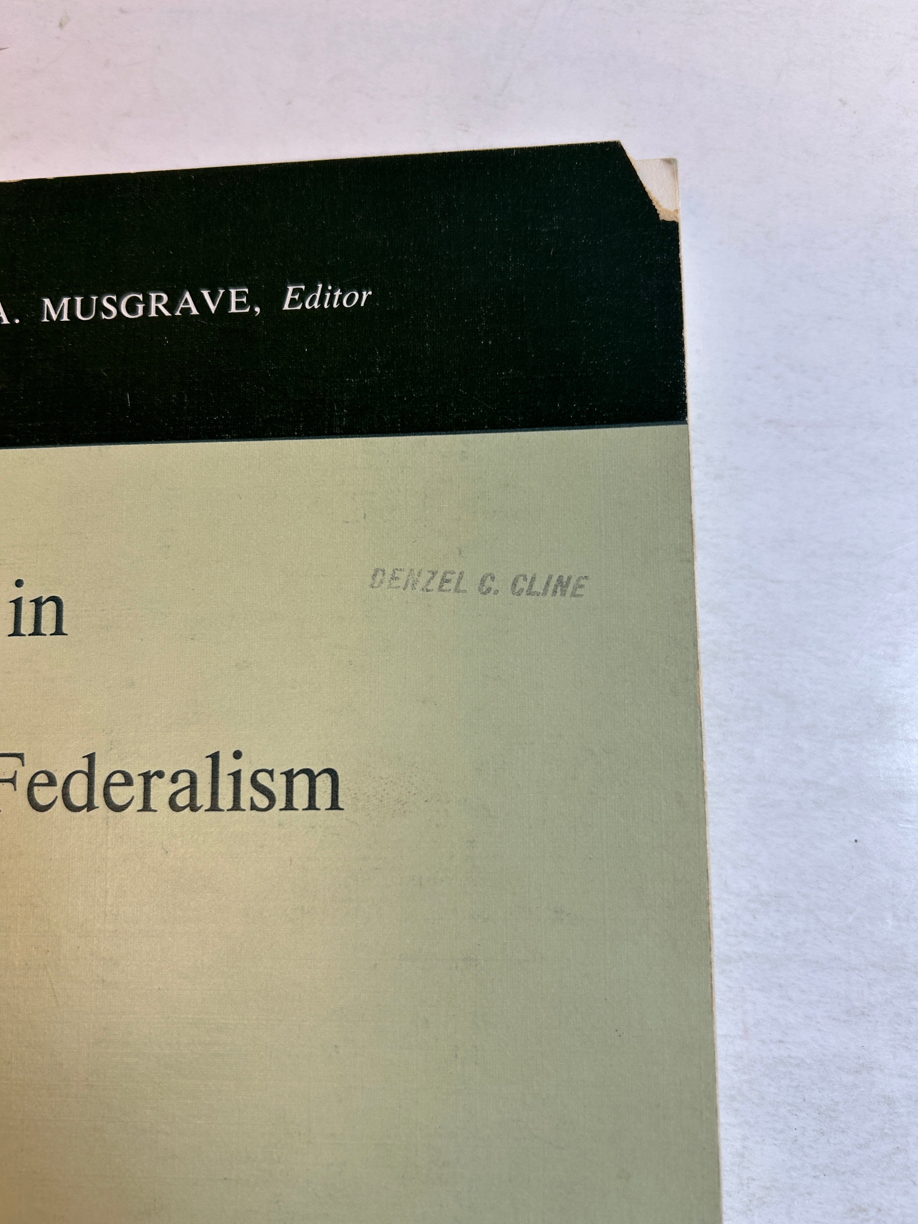 3 Vtg Brookings Institution SC: Fiscal Federalism/Property Tax/Fiscal Relations