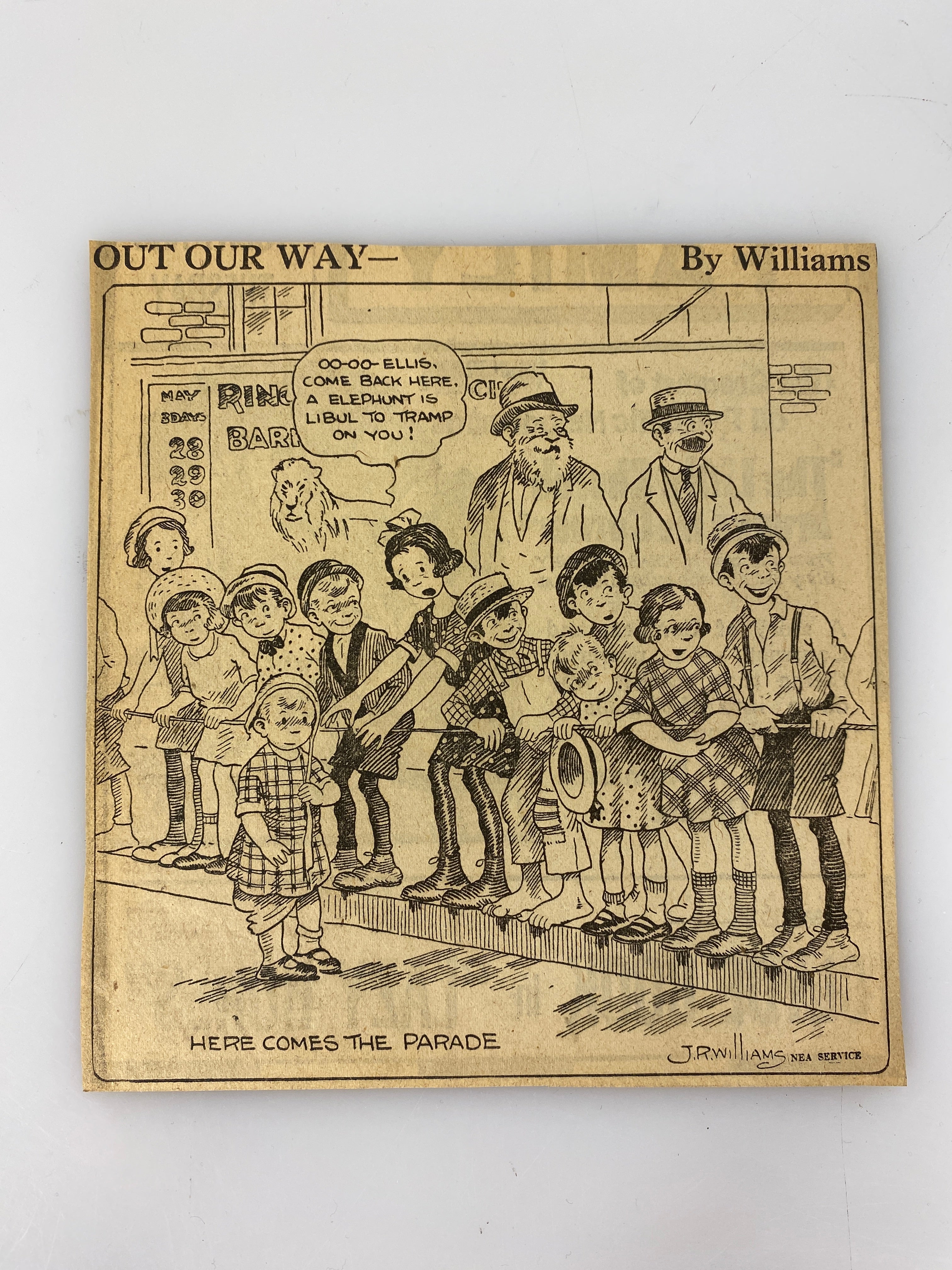 300+ Vintage Clipped Dailies Cartoons Out Our Way/Old Home Town etc 1927-1932
