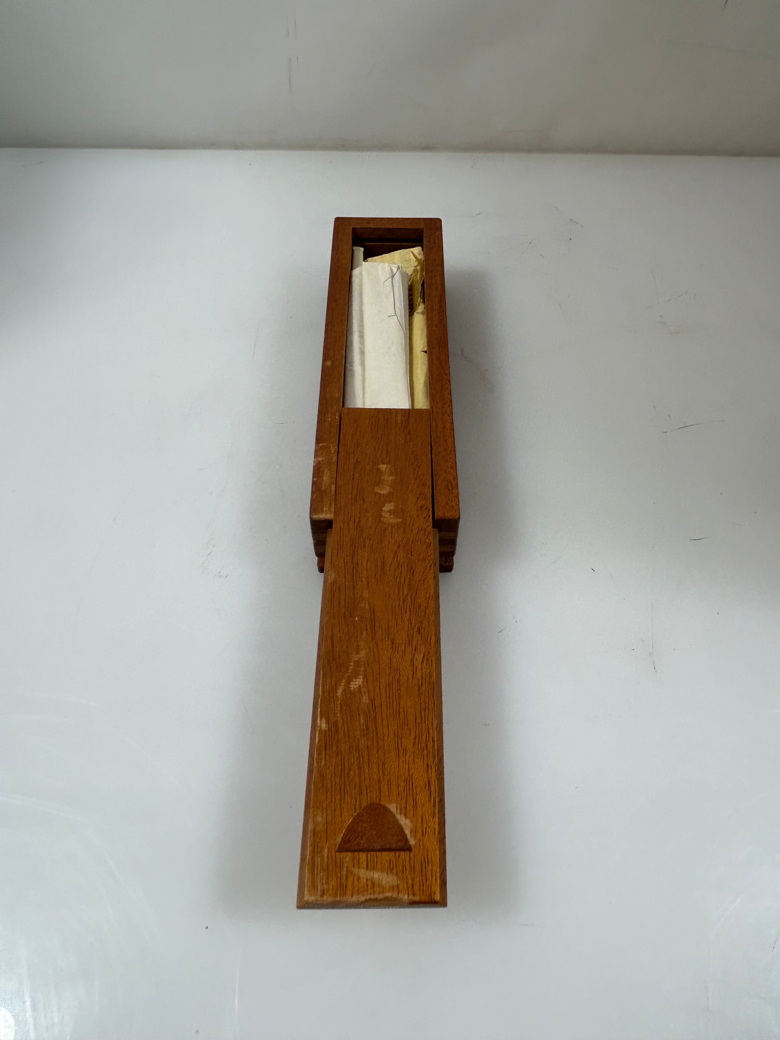 Vintage Leitz Laborlux II Binocular Microscope with Wood Case