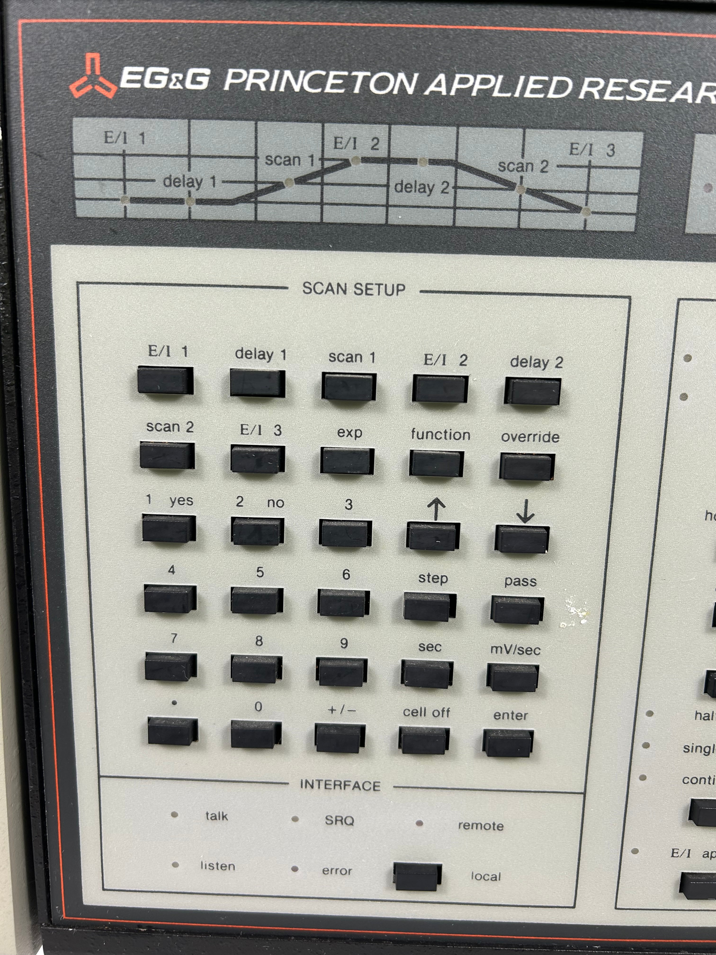 EG&G Princeton Applied Research Model 273 Potentiostat/Galvanostat *Untested*