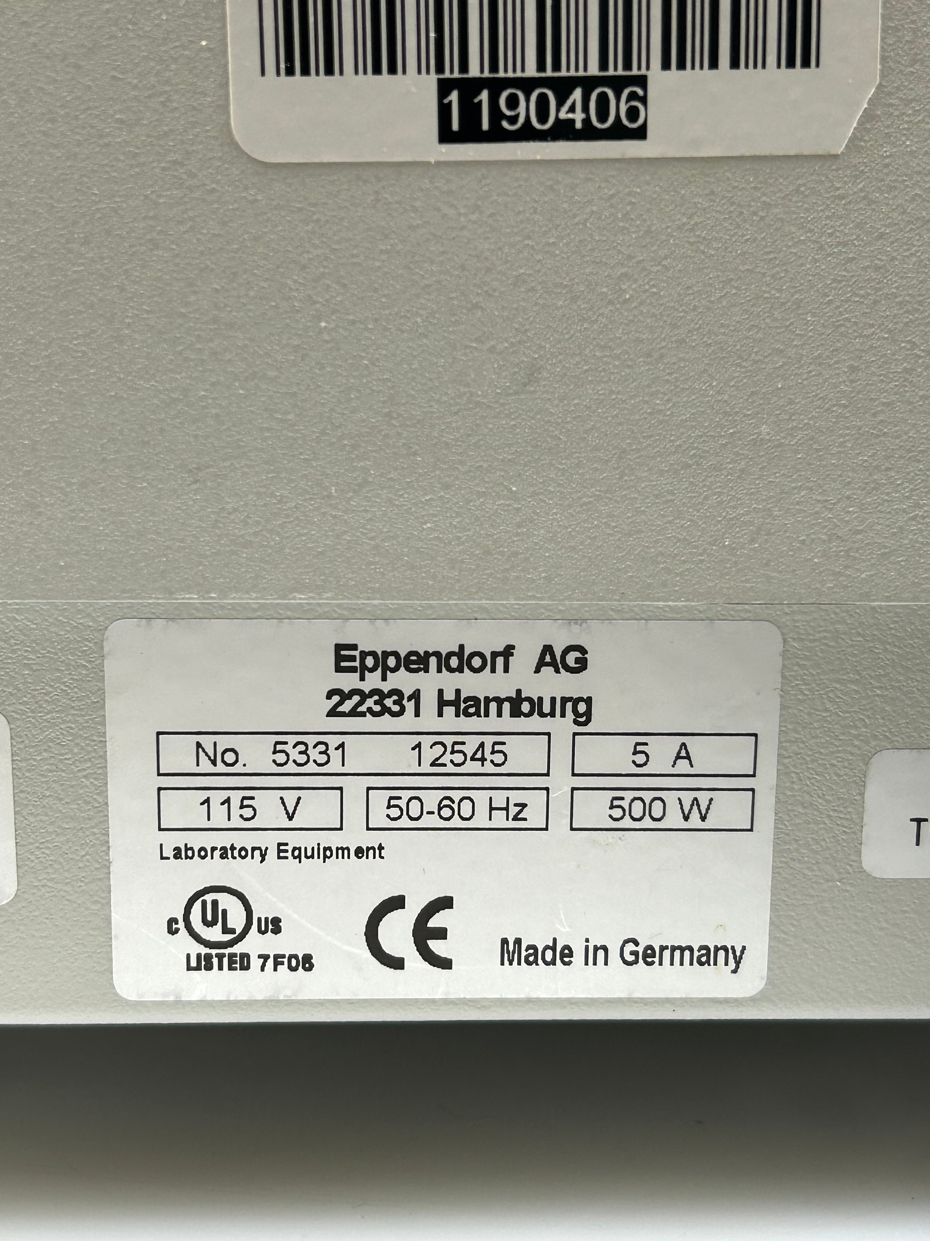 Eppendorf Mastercycler Gradient Thermal Cycler Model 5331