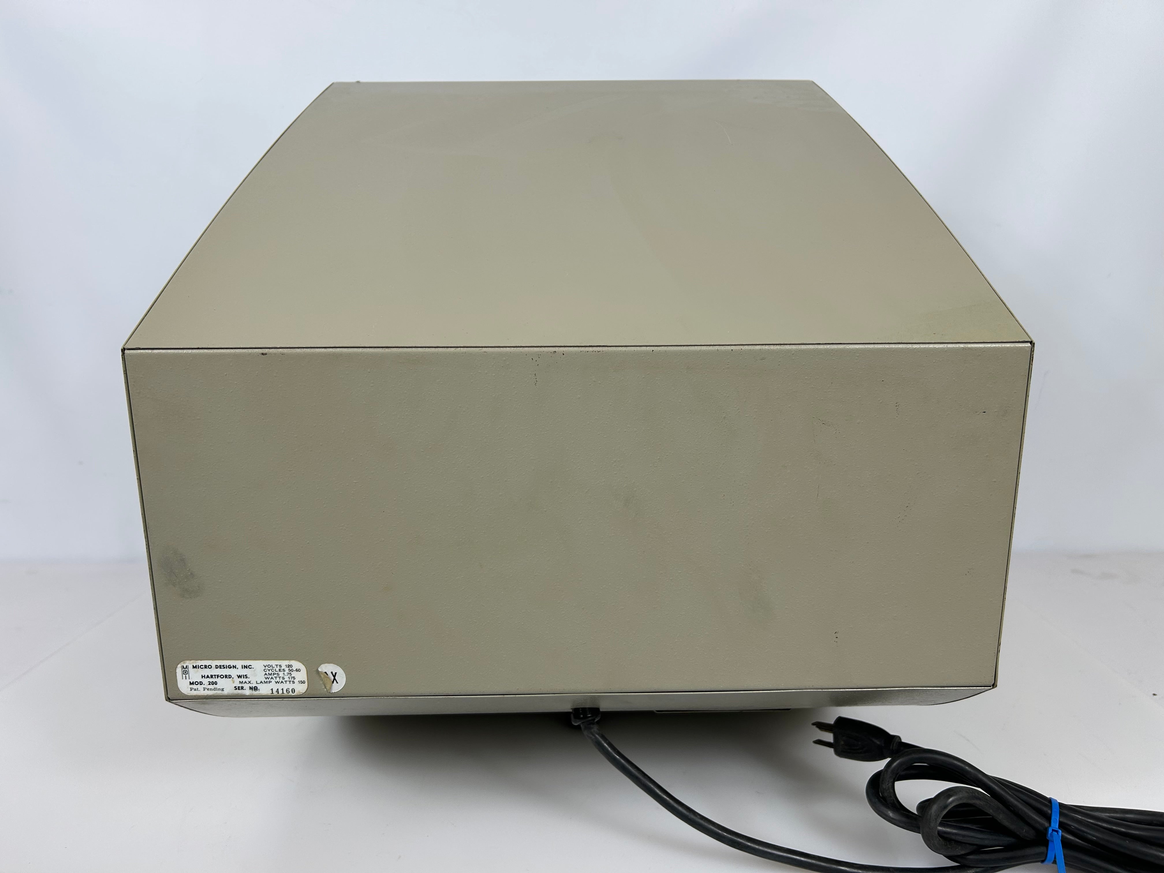 Vintage Micro Design Inc Microfiche Reader *Untested*