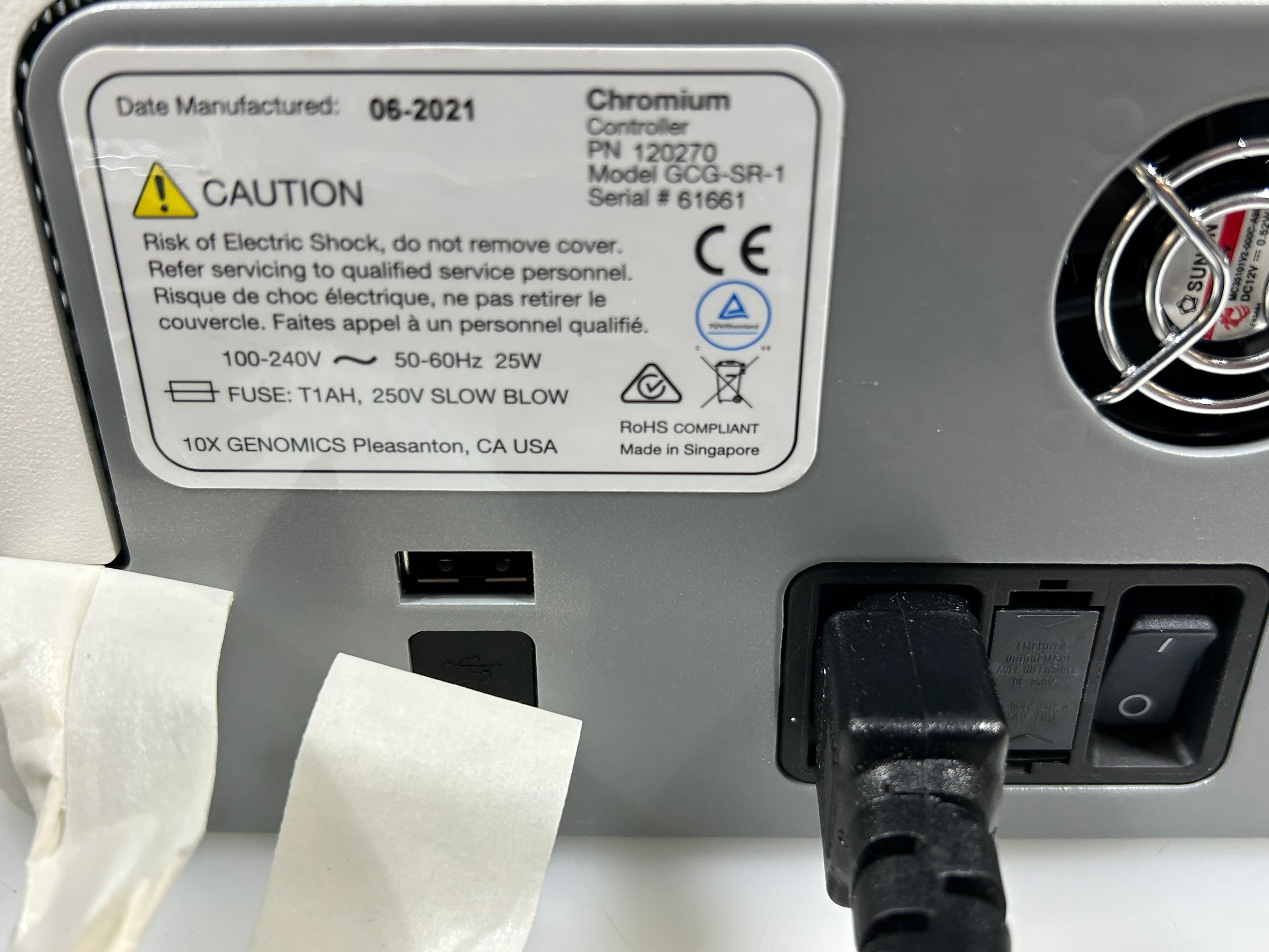 10X Genomics Chromium Controller  *Untested*