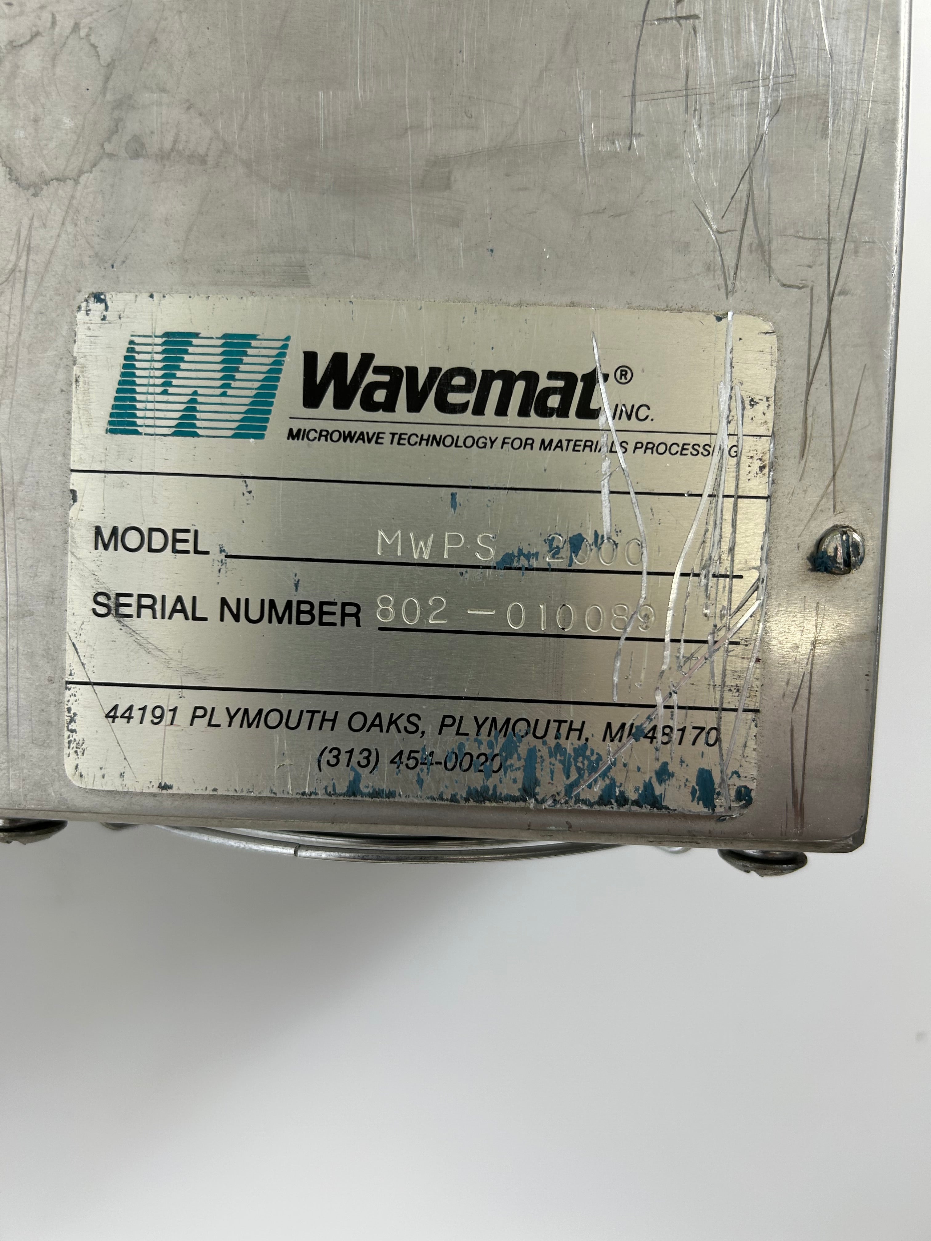 Sairem Microwave Power Supply *Untested*