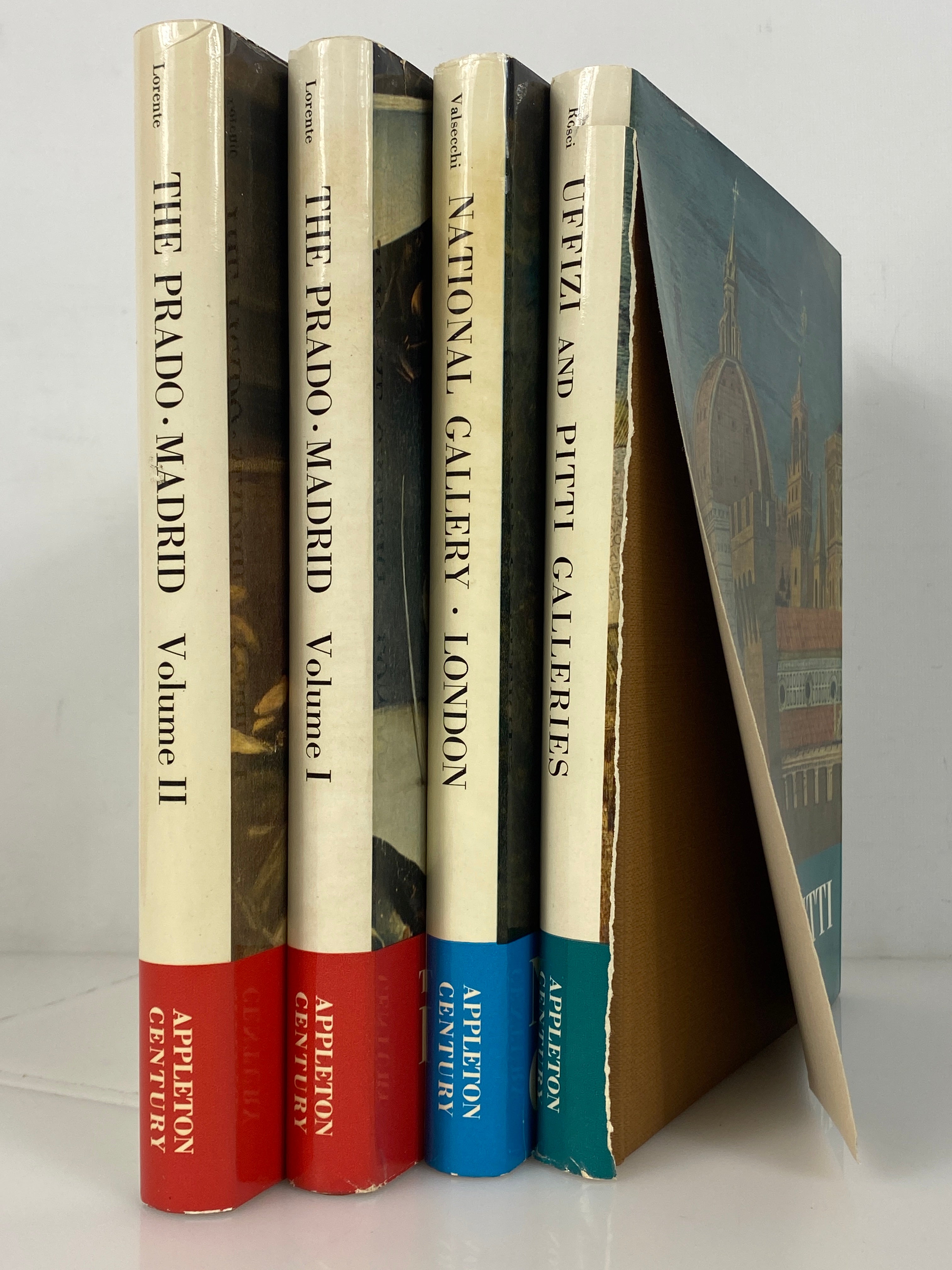 4 Art Books: Uffizi & Pitti Galleries/National Gallery/The Prado HCDJ Slipcase