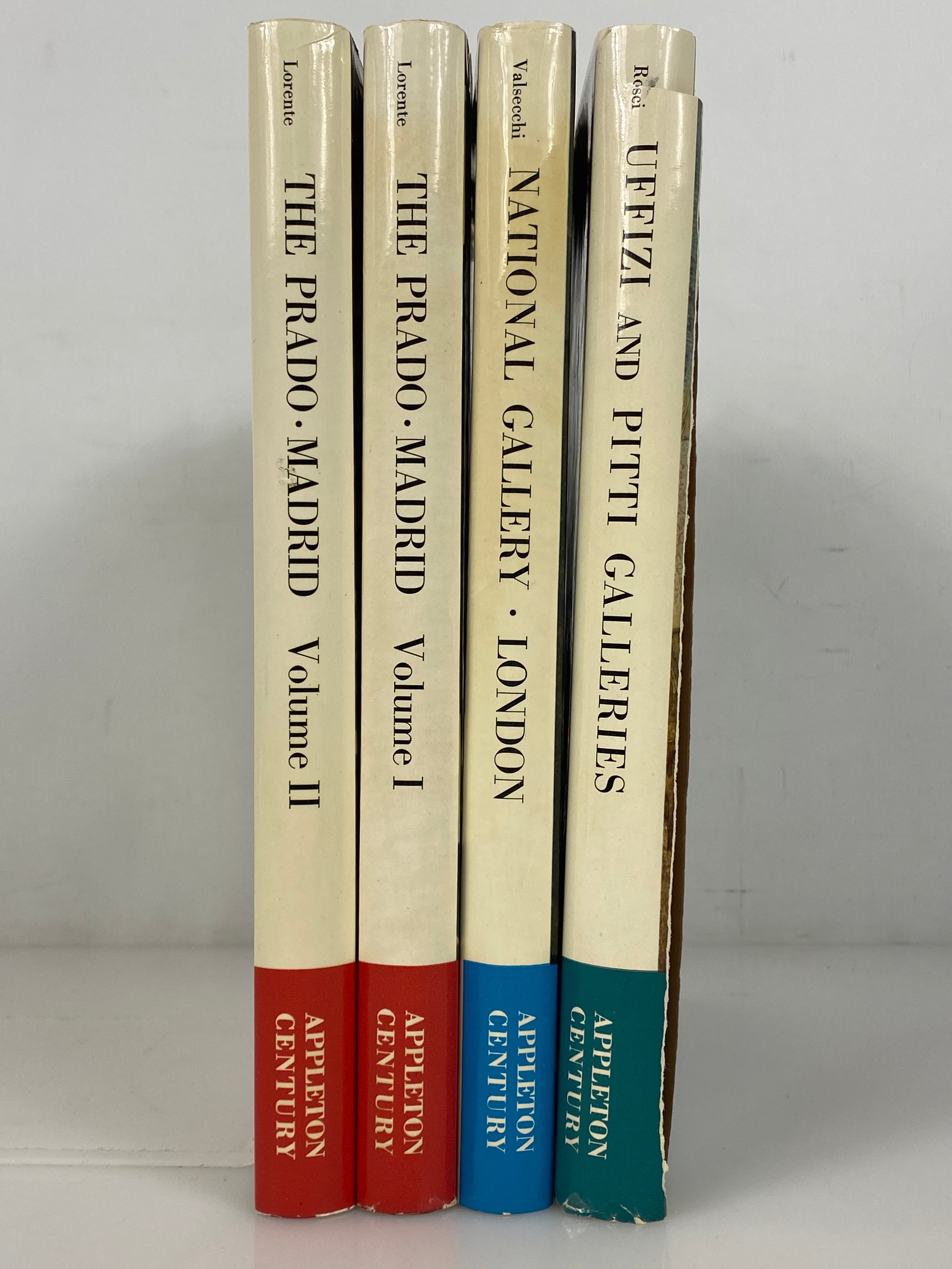 4 Art Books: Uffizi & Pitti Galleries/National Gallery/The Prado HCDJ Slipcase