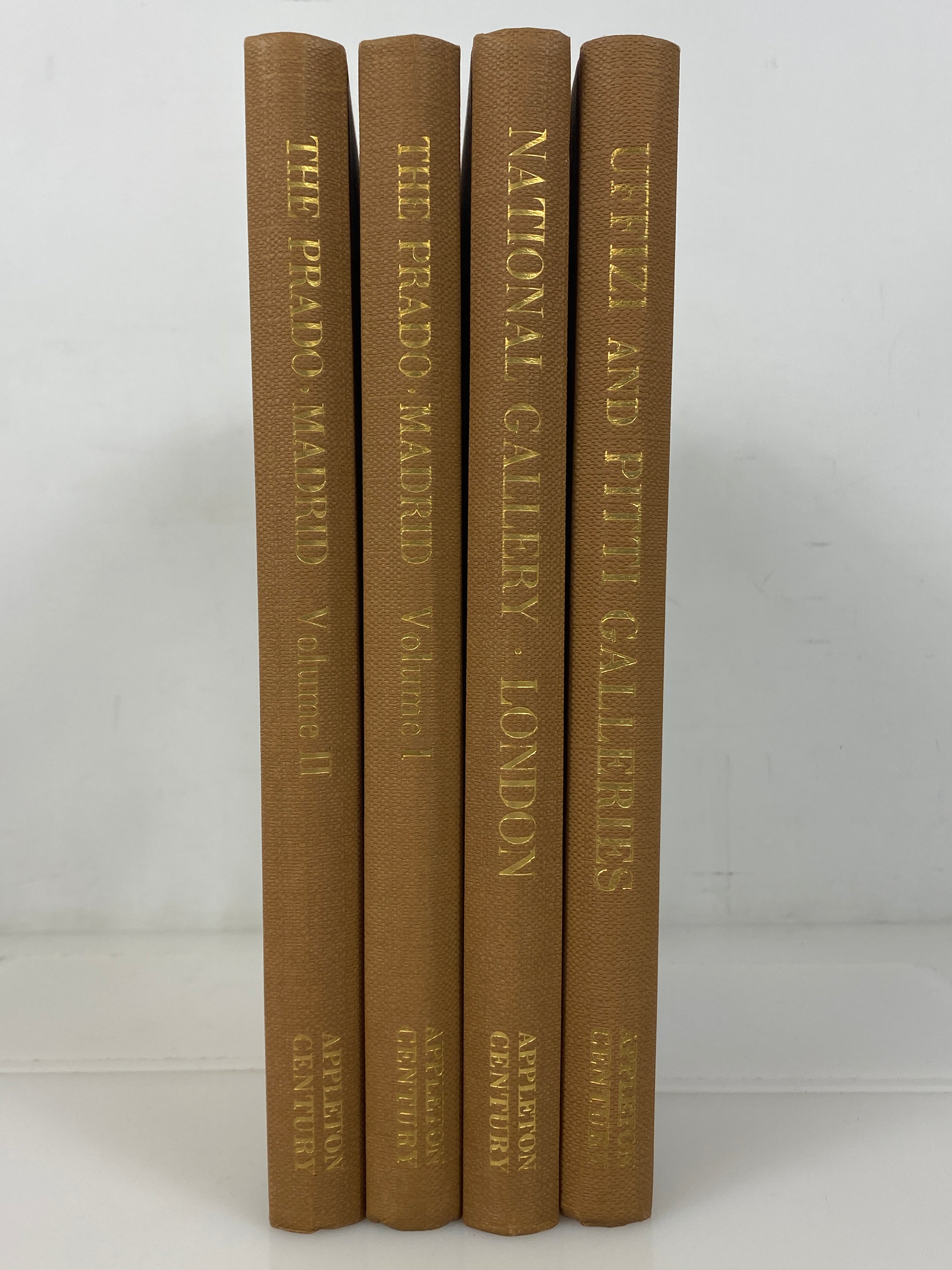 4 Art Books: Uffizi & Pitti Galleries/National Gallery/The Prado HCDJ Slipcase