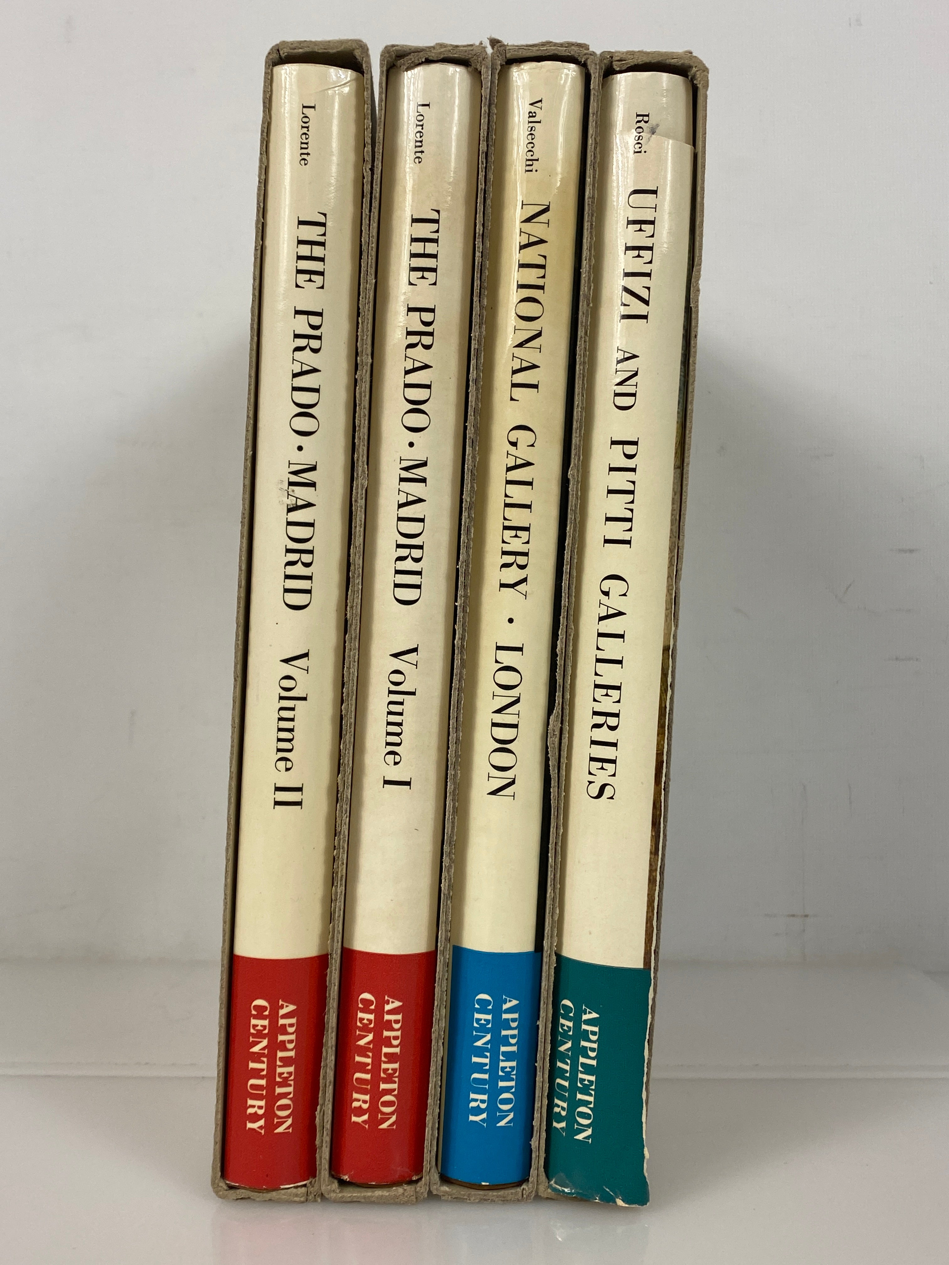 4 Art Books: Uffizi & Pitti Galleries/National Gallery/The Prado HCDJ Slipcase