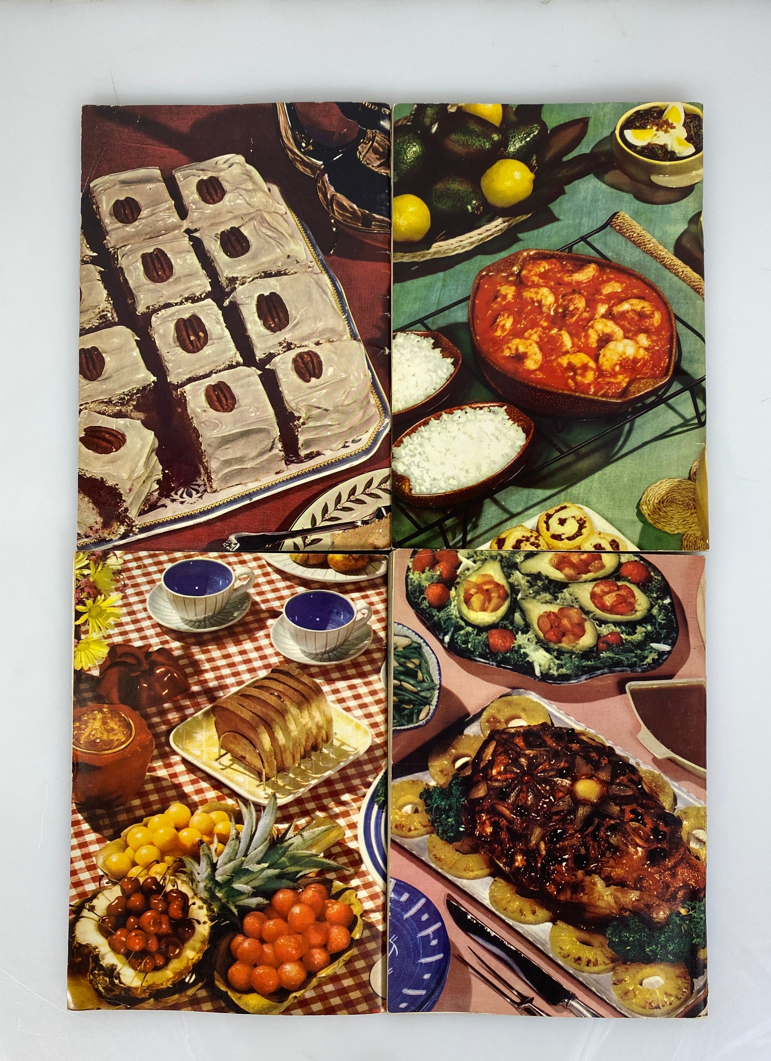 4 Culinary Arts Institute Recipe Books: Cake/Casserole/Breakfast/Sunday Suppers