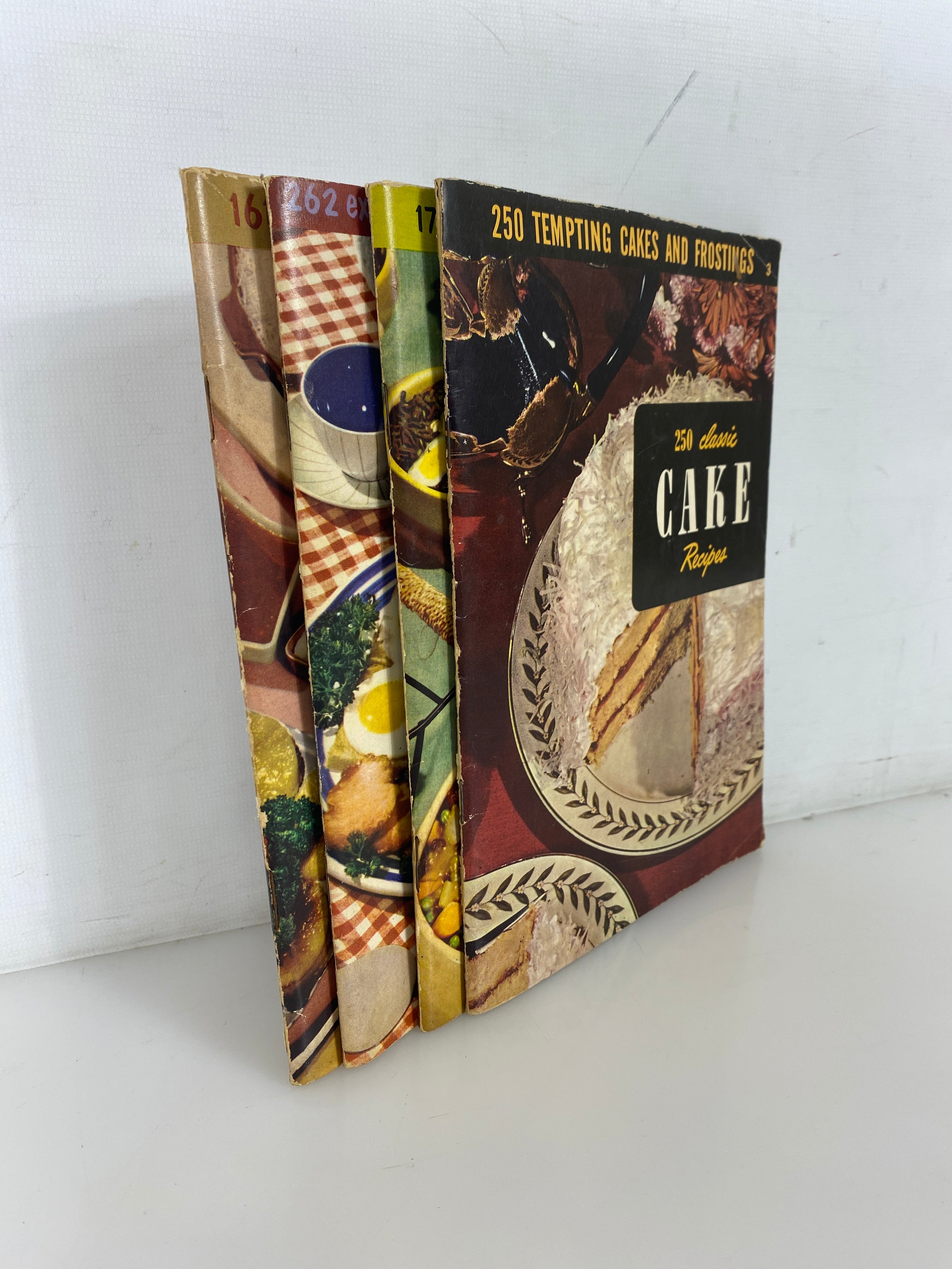 4 Culinary Arts Institute Recipe Books: Cake/Casserole/Breakfast/Sunday Suppers