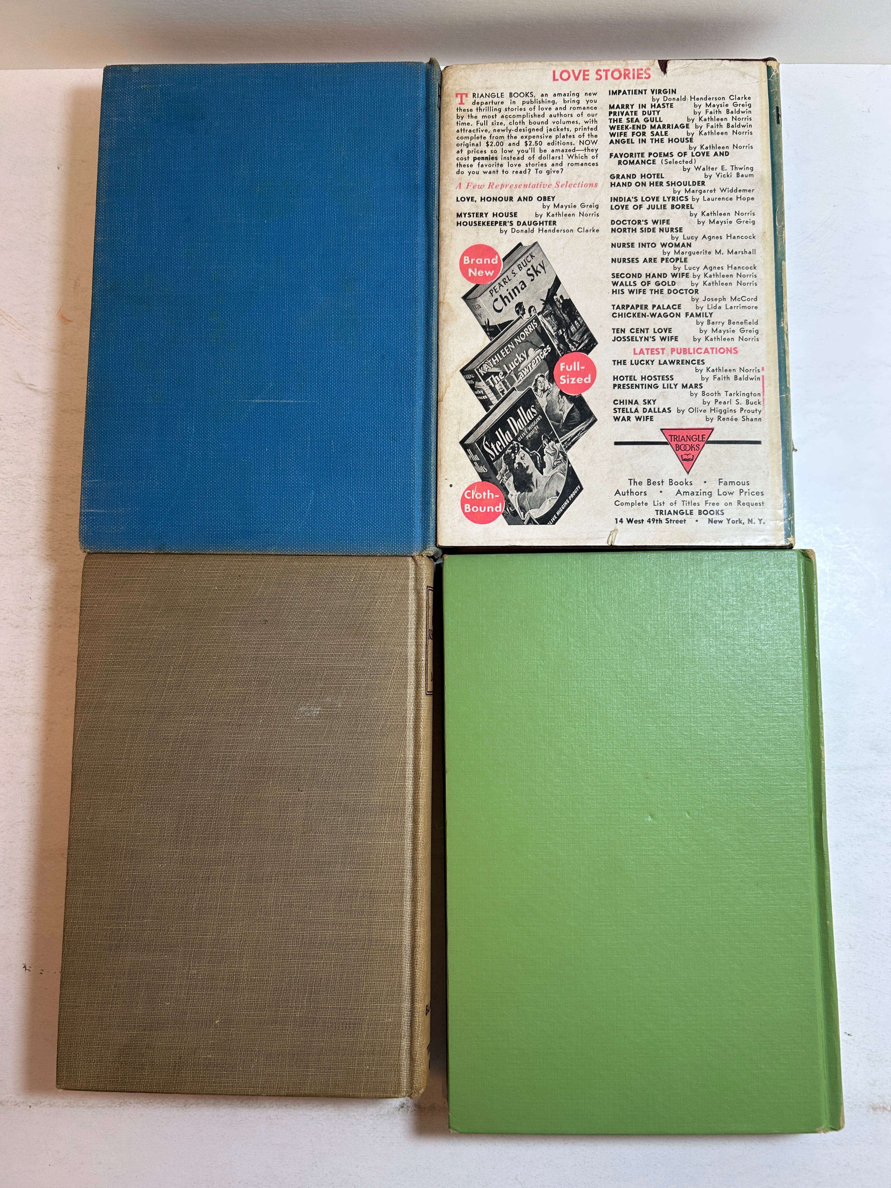 4 Faith Baldwin incl Hotel Hostess/Face Toward the Spring/The Heart Remembers