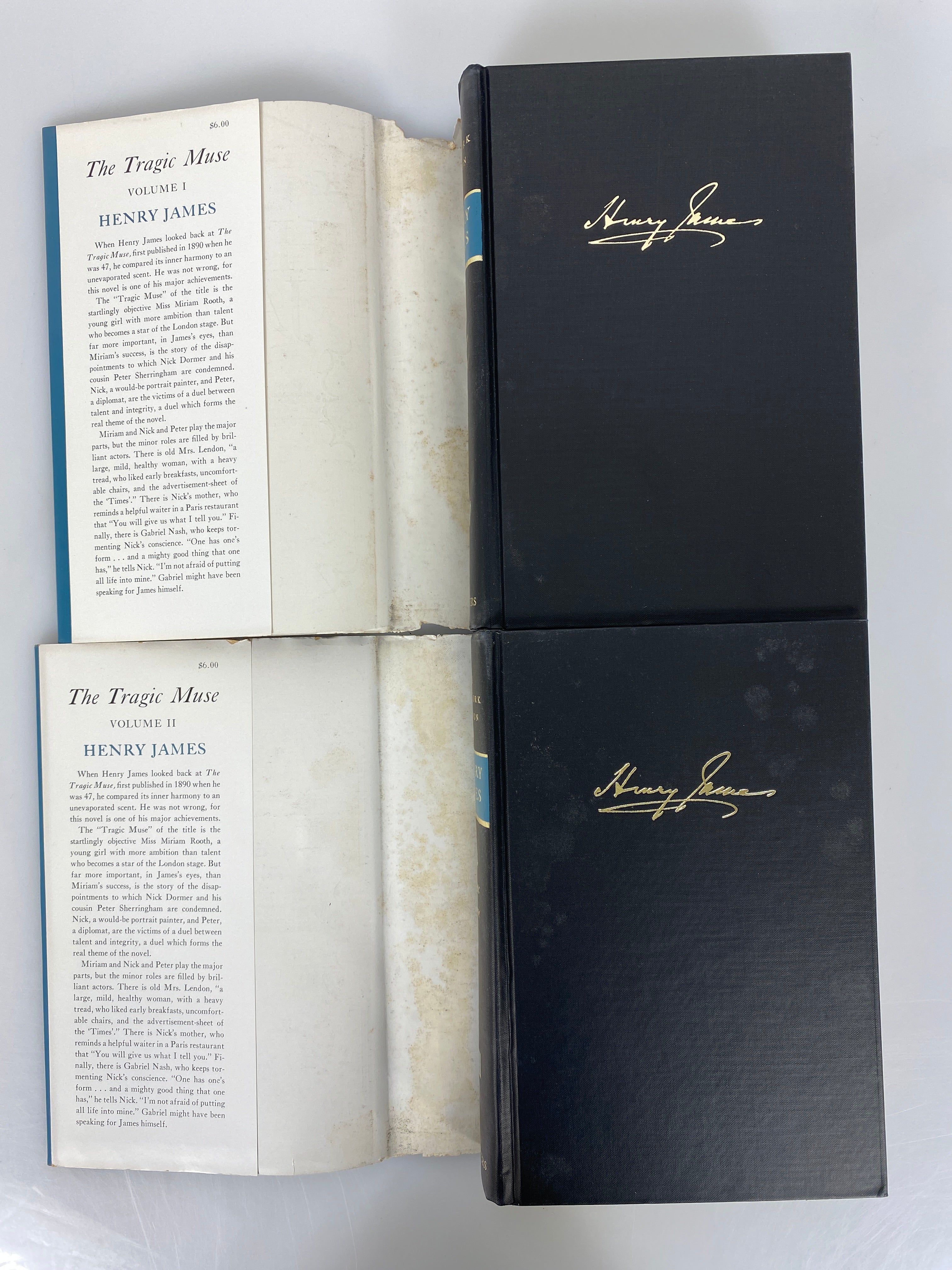 4 Henry James: The Tragic Muse I & II/The Princess Casamassima I & II HC DJ