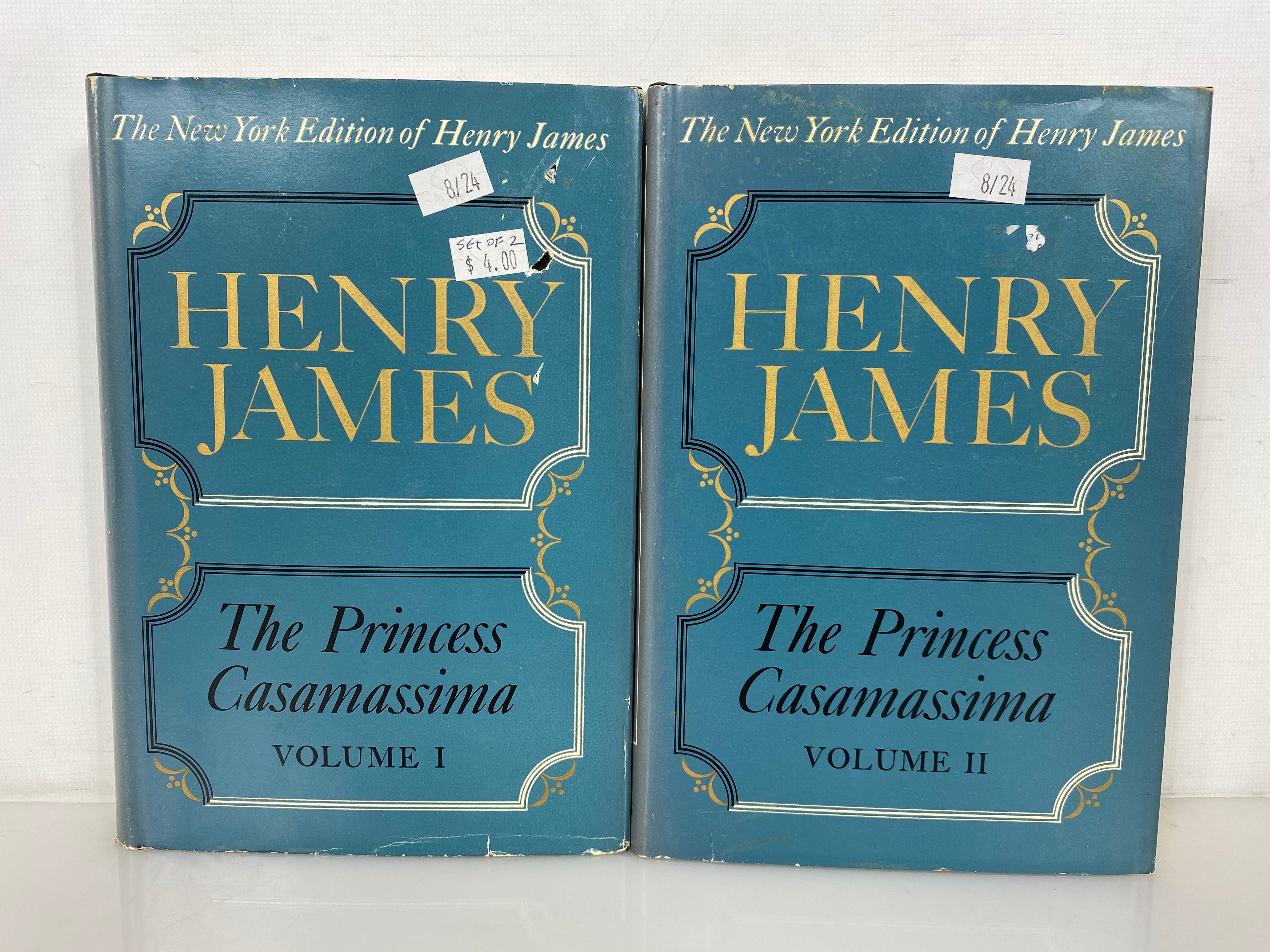 4 Henry James: The Tragic Muse I & II/The Princess Casamassima I & II HC DJ
