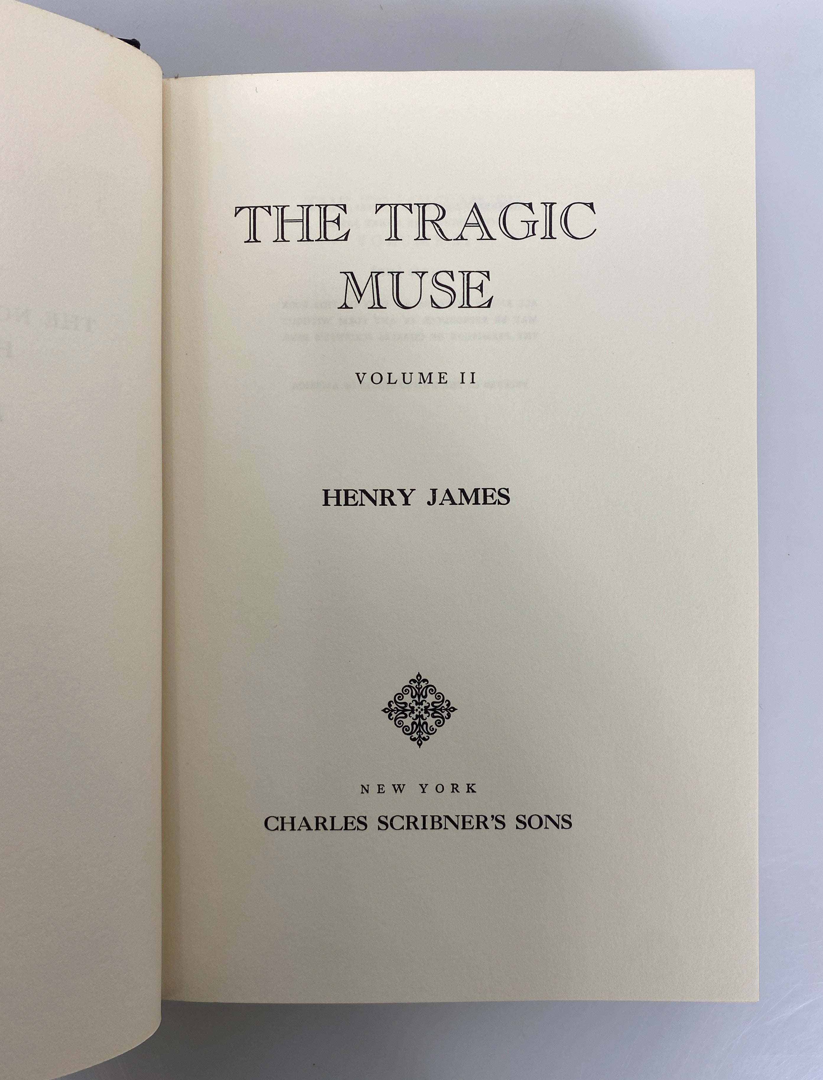 4 Henry James: The Tragic Muse I & II/The Princess Casamassima I & II HC DJ