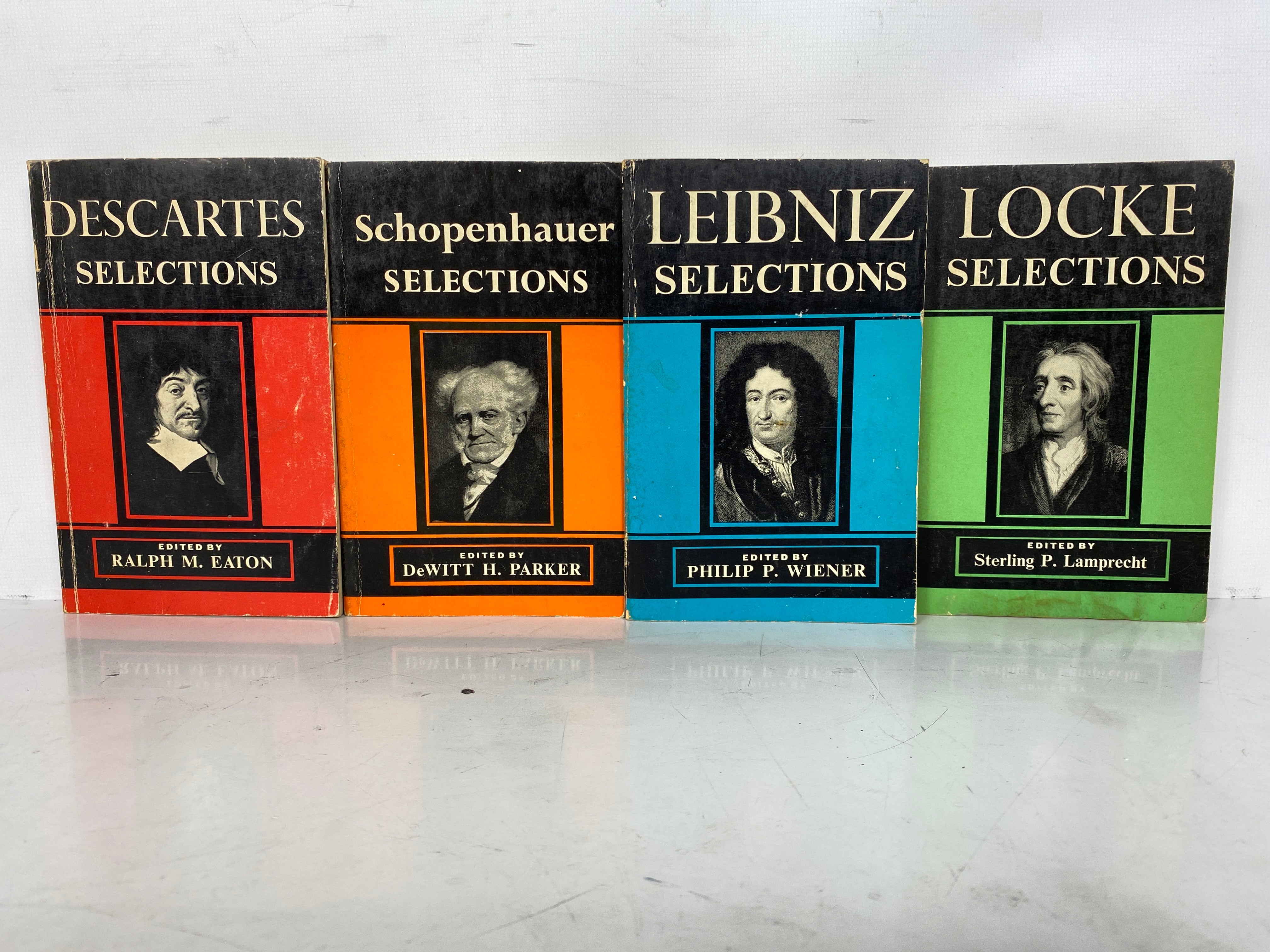 4 Modern Students Library Descartes/Schopenhauer/Leibniz/Locke Selections SC