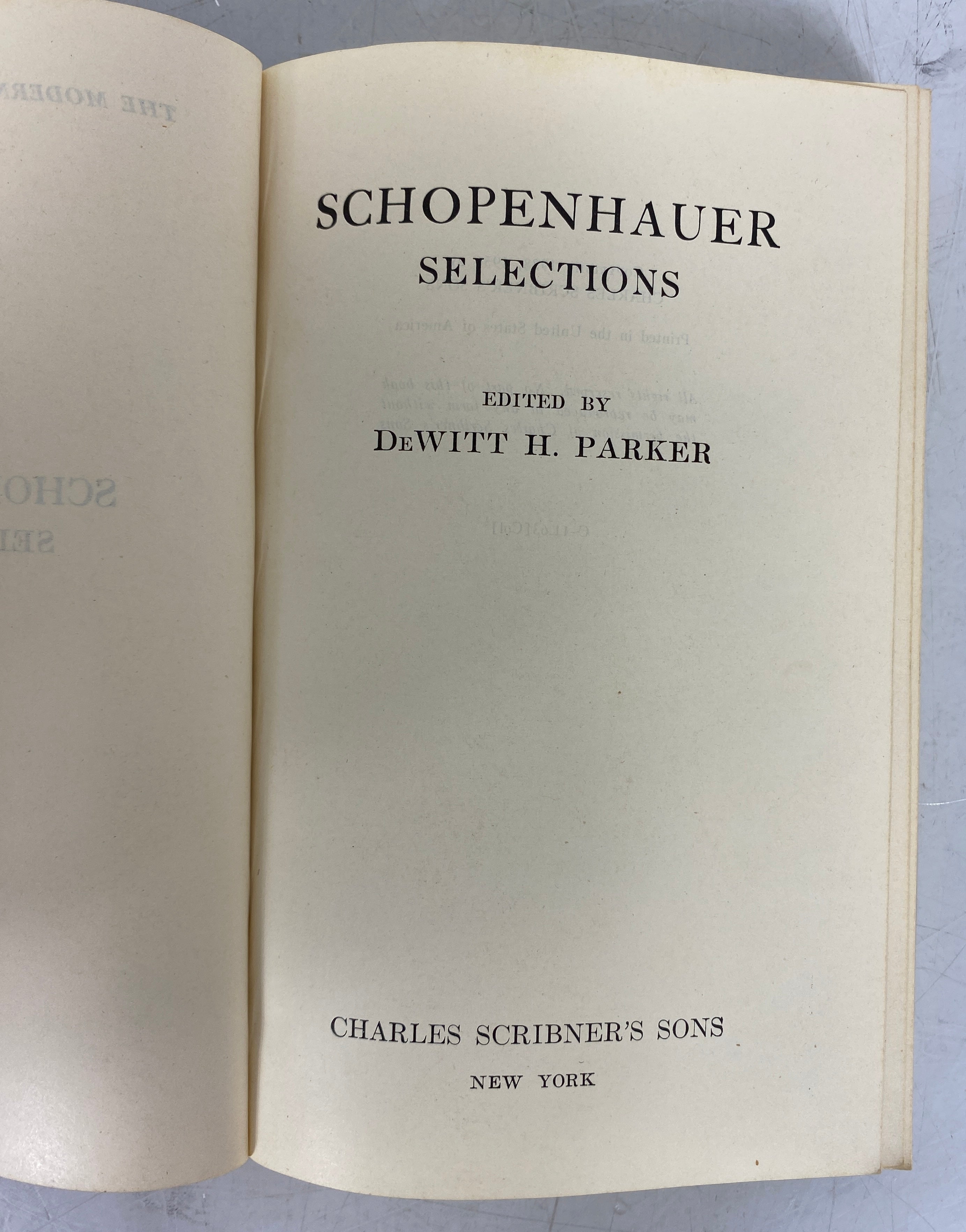 4 Modern Students Library Descartes/Schopenhauer/Leibniz/Locke Selections SC