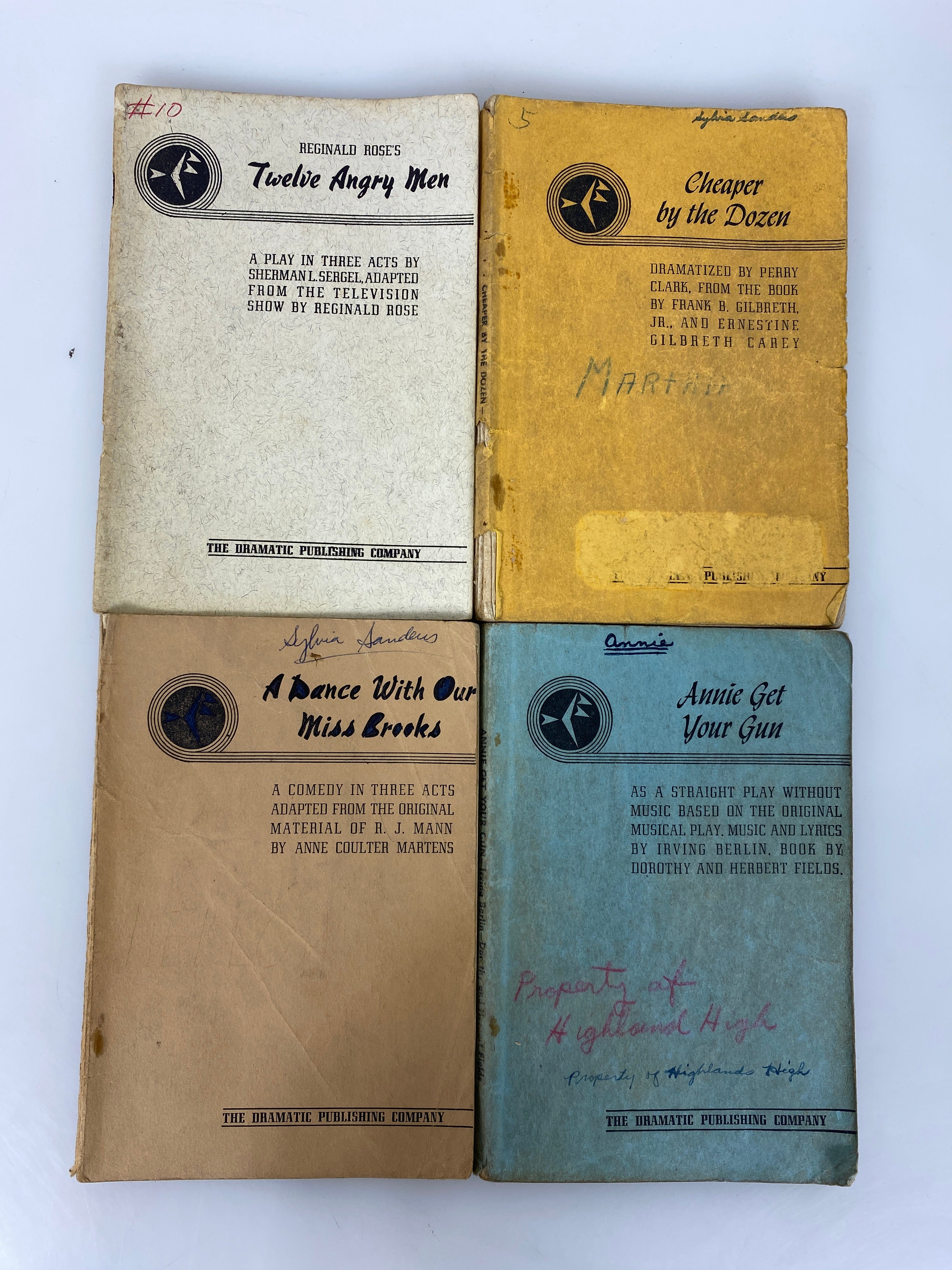 4 Plays: 12 Angry Men/Cheaper by the Dozen/Our Miss Brooks/Annie Get Your Gun SC