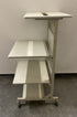 4 Shelved Cream Colored Rolling Cart