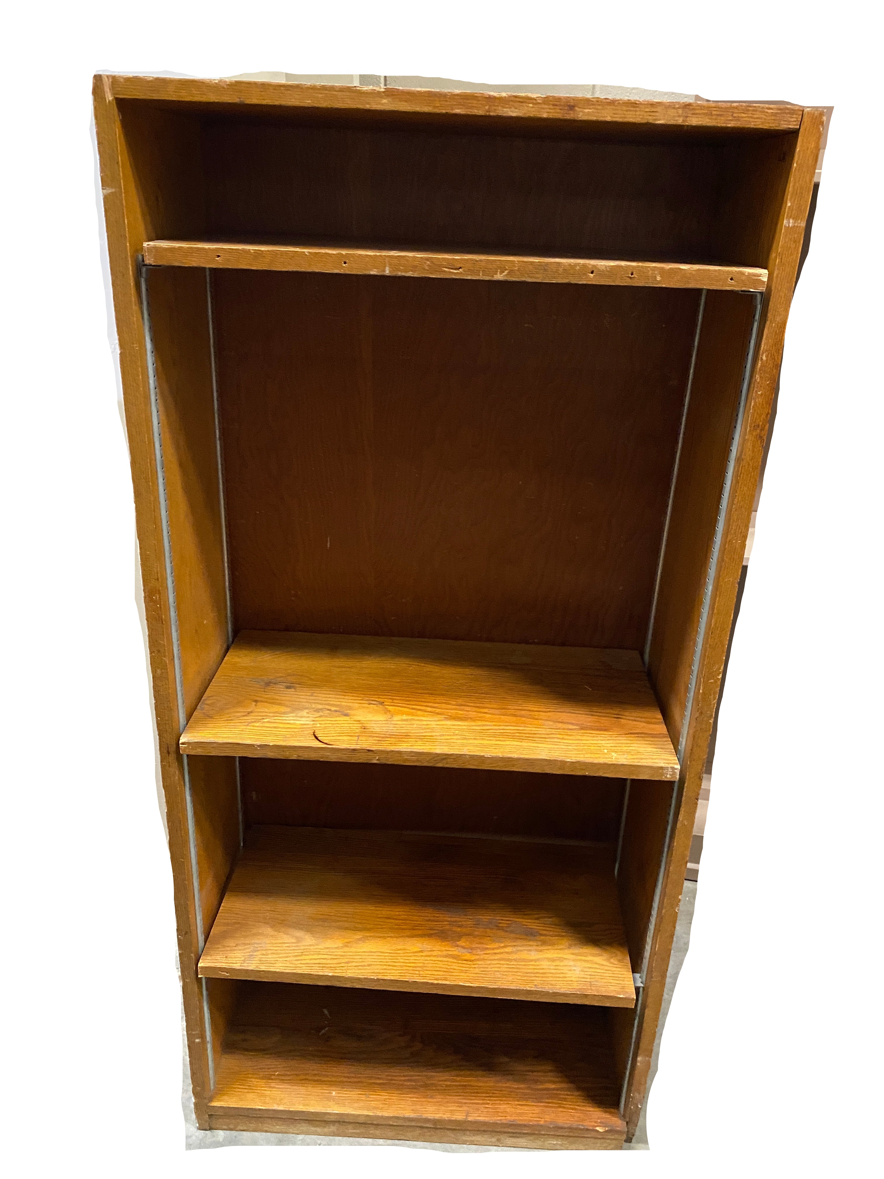 4 Tier Oak Wooden Shelf