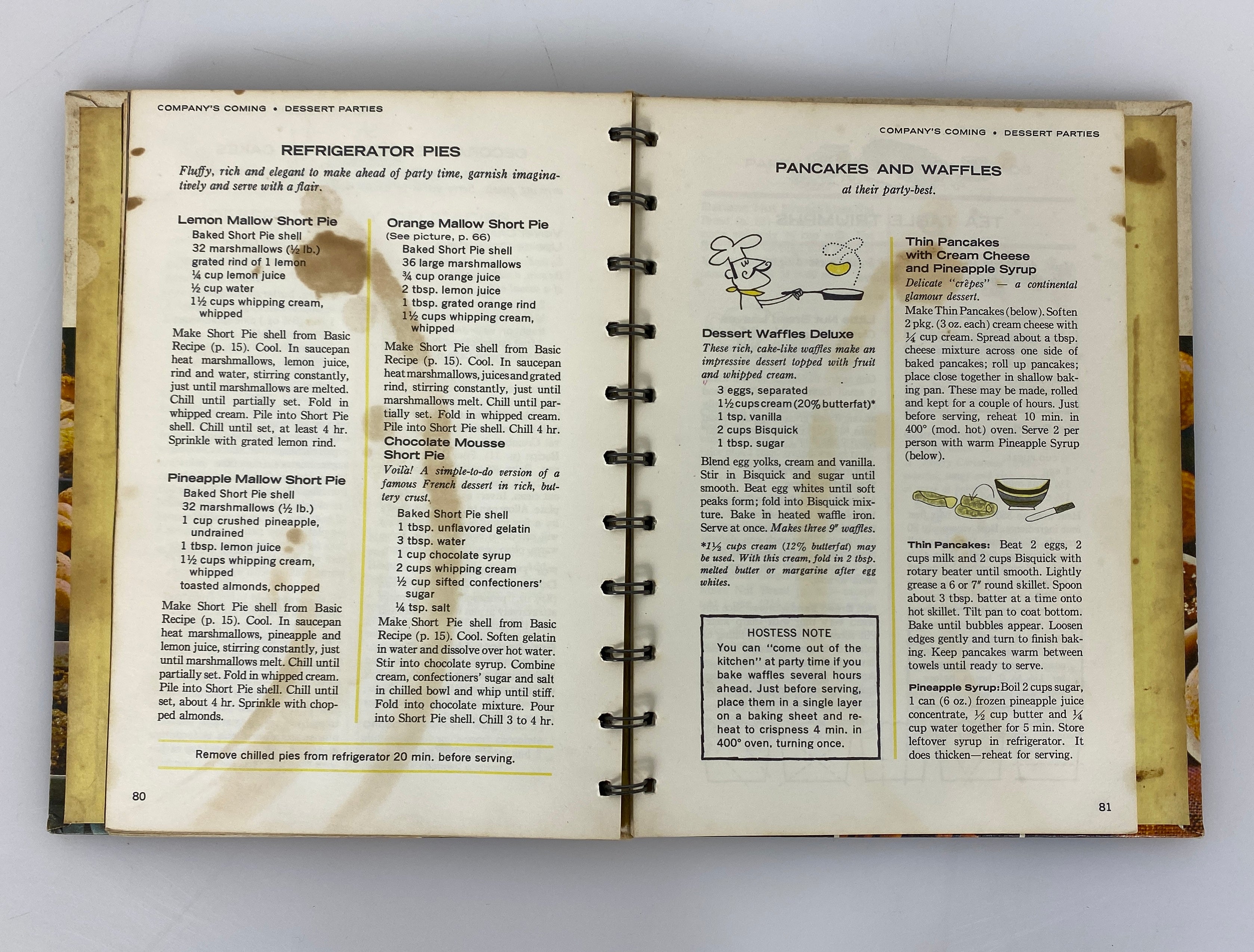 4 Vintage Cookbooks: I Hate to Cook/Bisquick/Better Homes & Gardens/Aunt Sammy