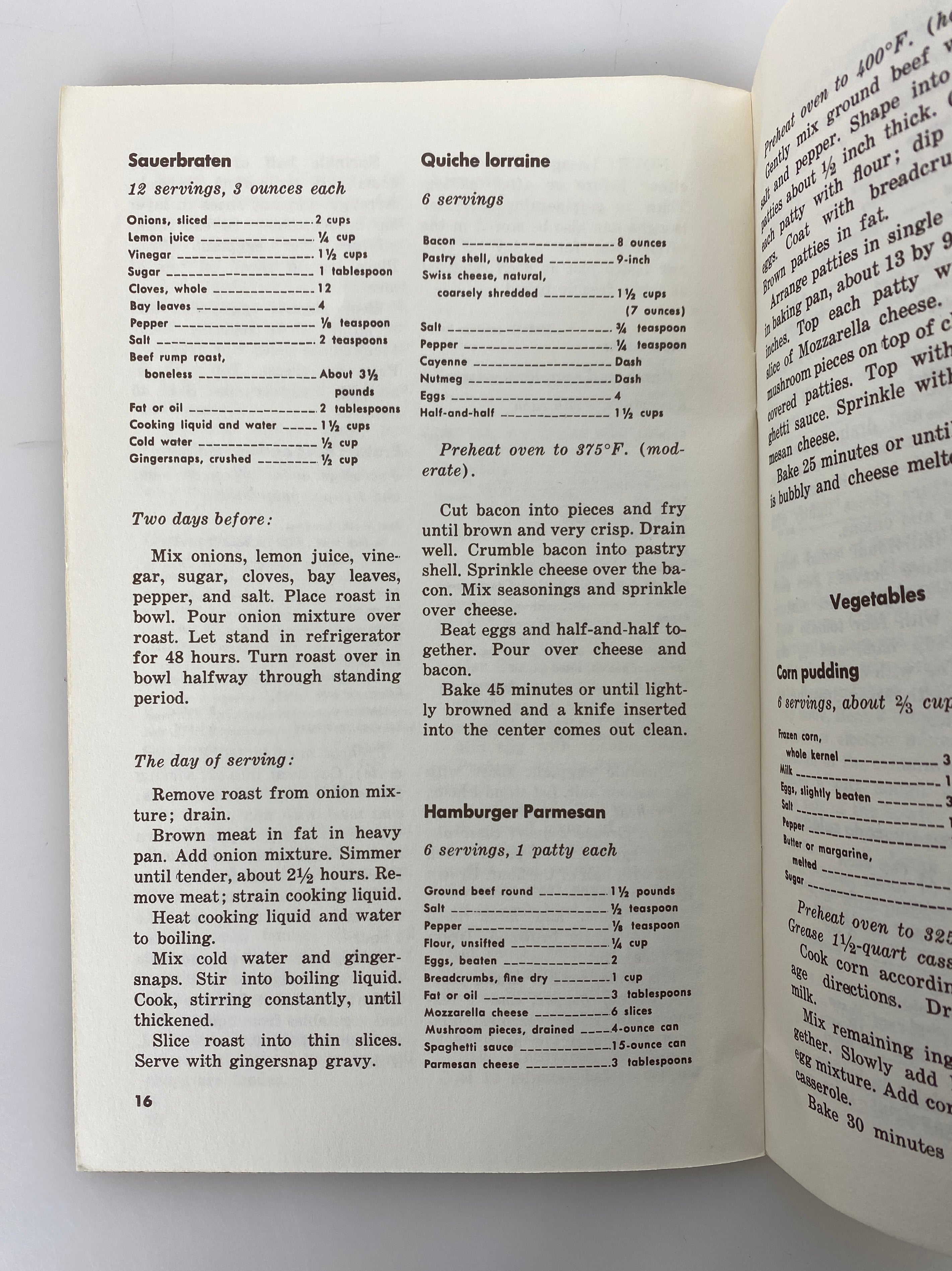 4 Vintage Cookbooks: I Hate to Cook/Bisquick/Better Homes & Gardens/Aunt Sammy