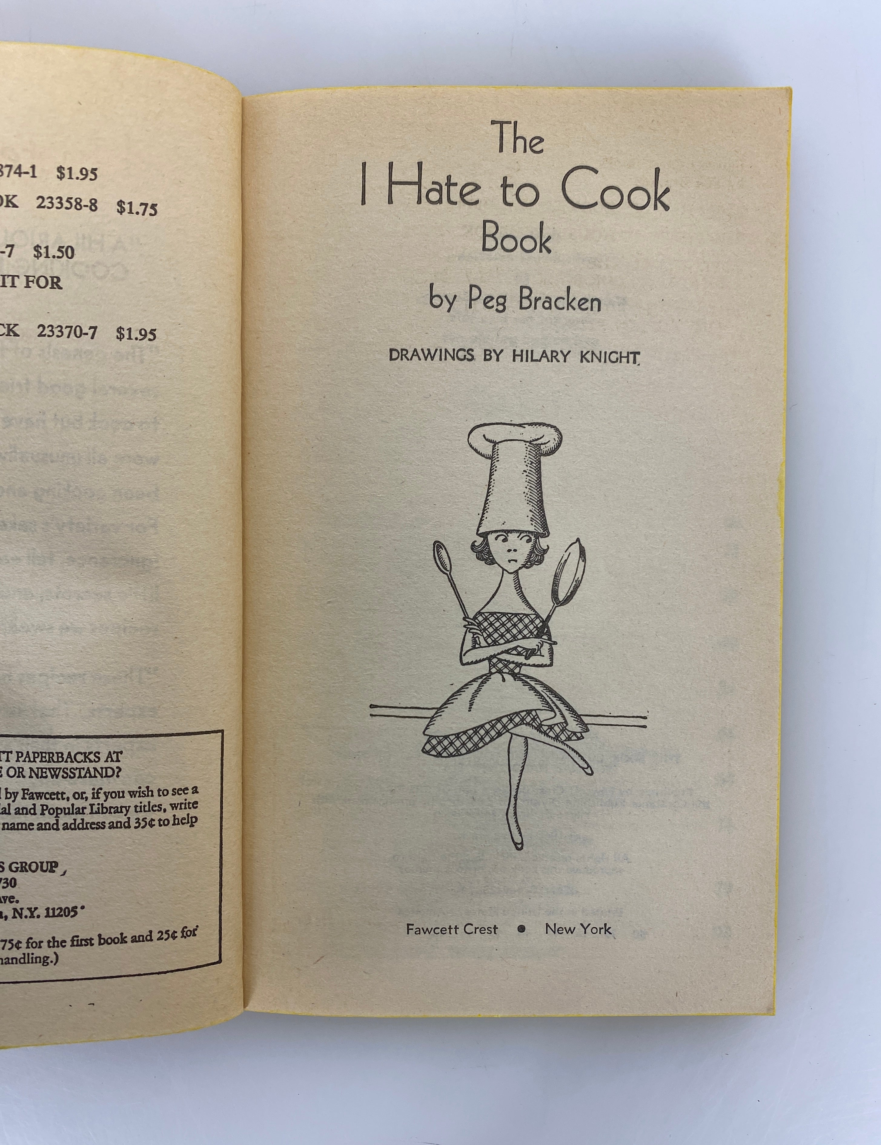 4 Vintage Cookbooks: I Hate to Cook/Bisquick/Better Homes & Gardens/Aunt Sammy